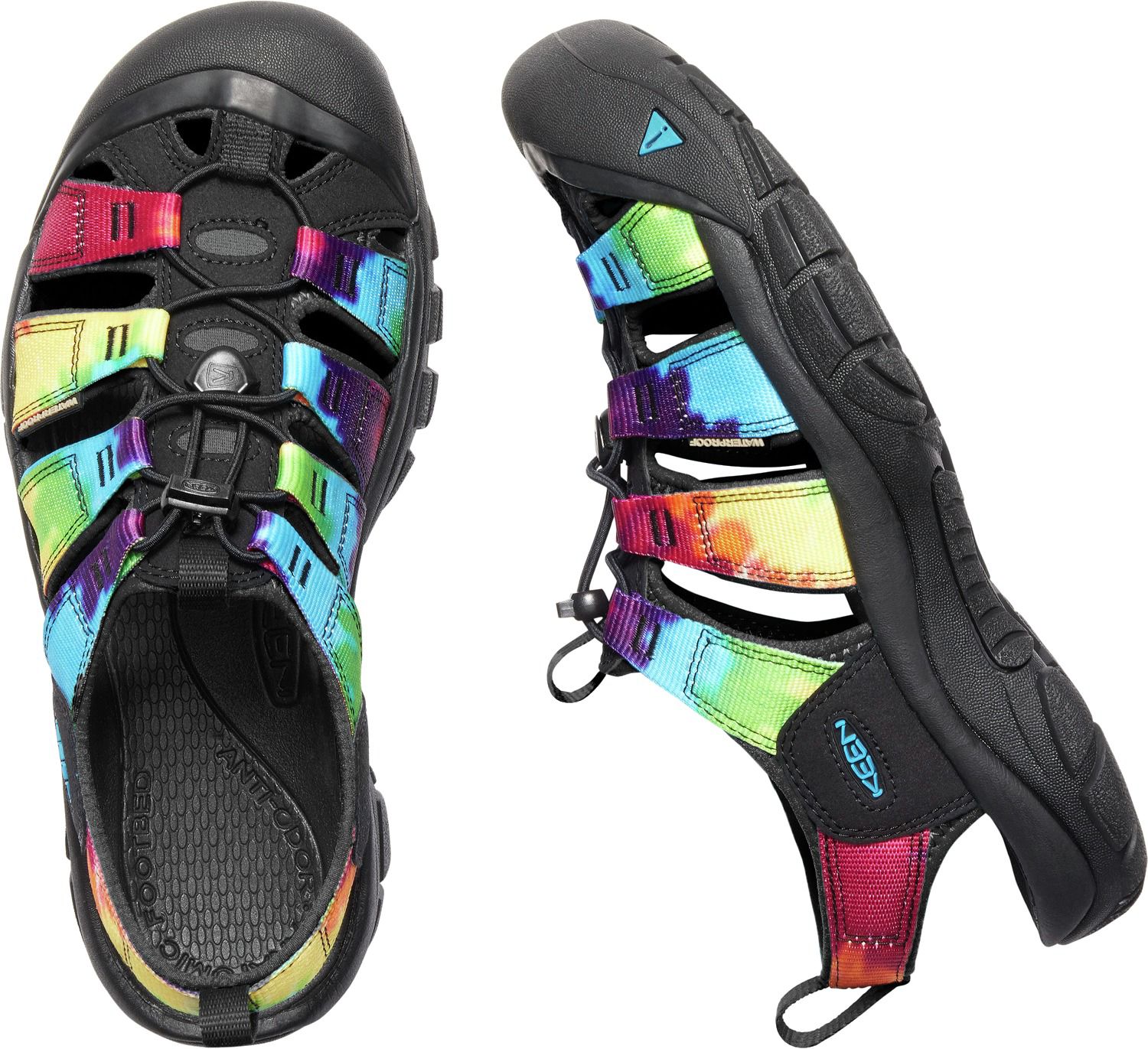 keen retro tie dye sandals