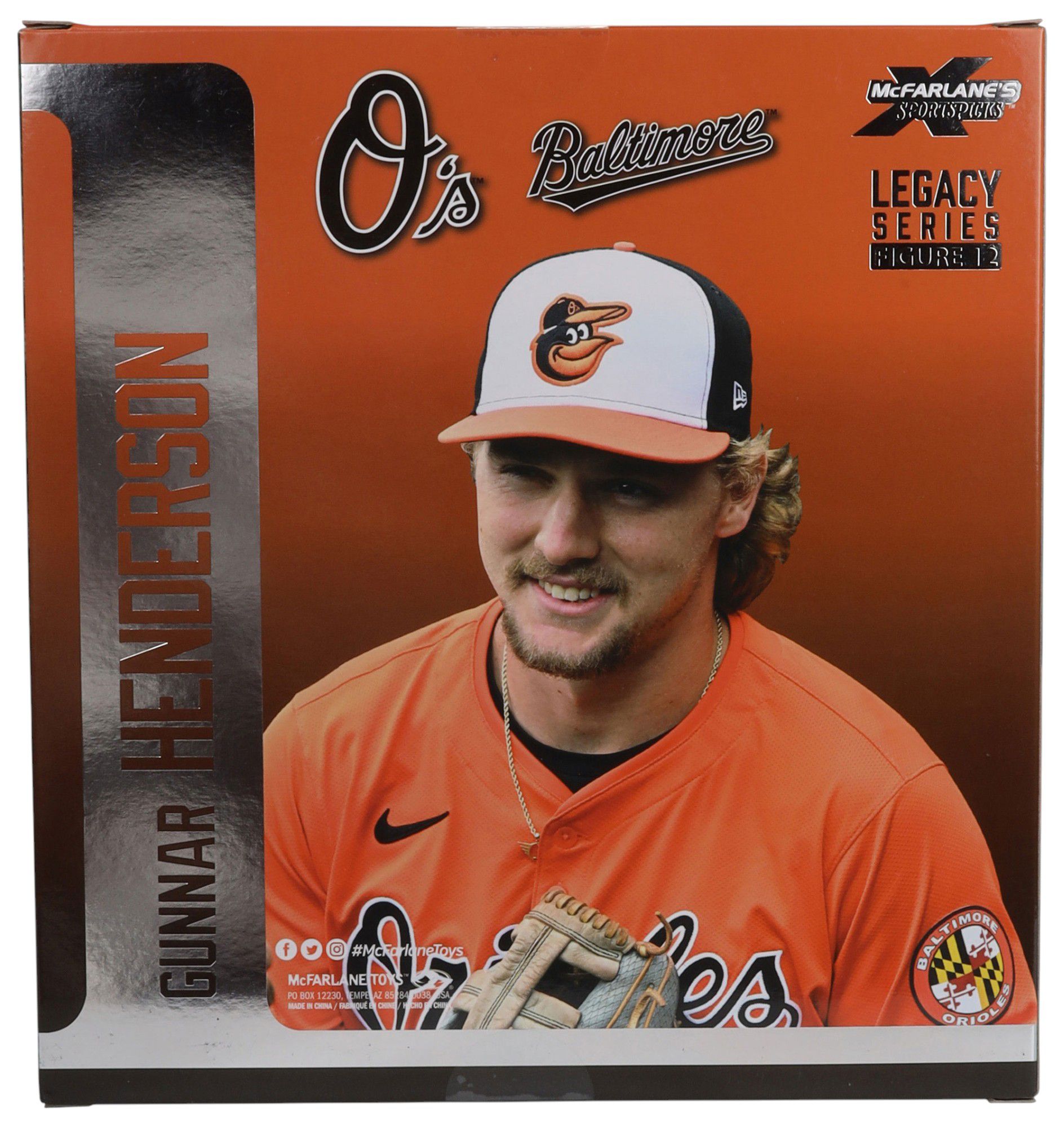 Imports Dragon Baltimore Orioles Gunnar Henderson Posed Player Figurine product image