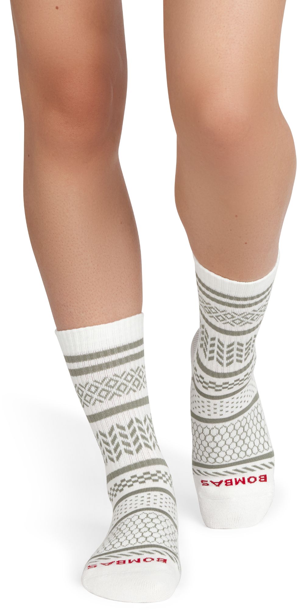 Bombas Checkered Fairisle Half Calf Socks product image