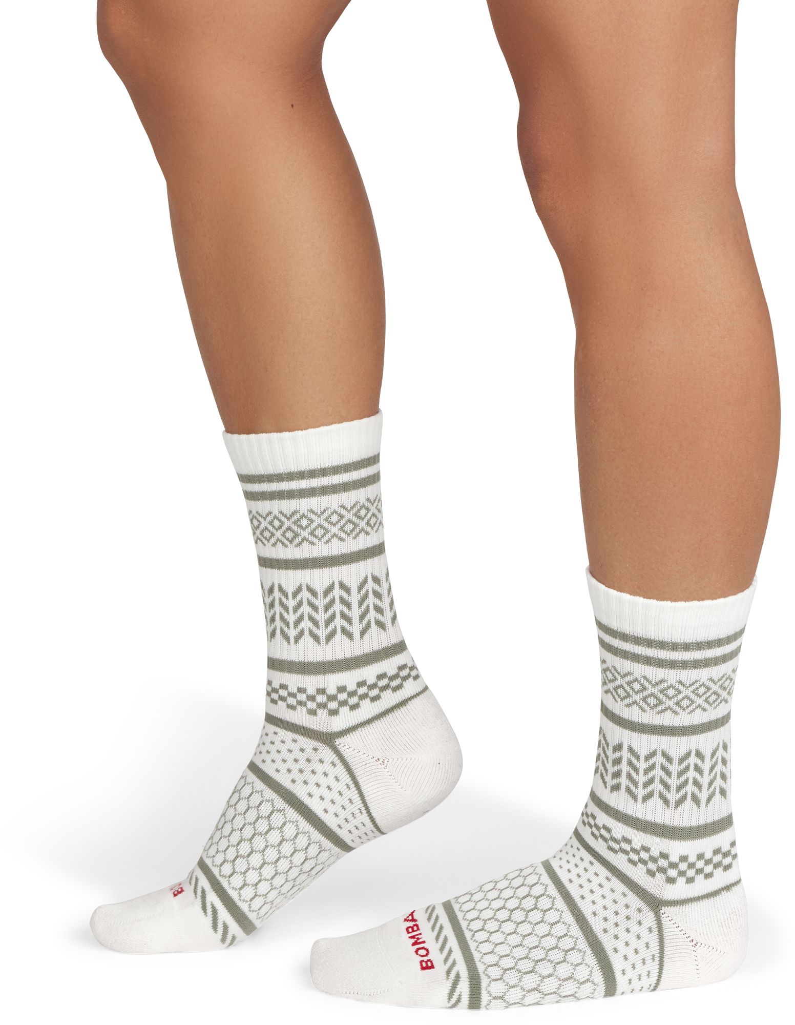 Bombas Checkered Fairisle Half Calf Socks product image