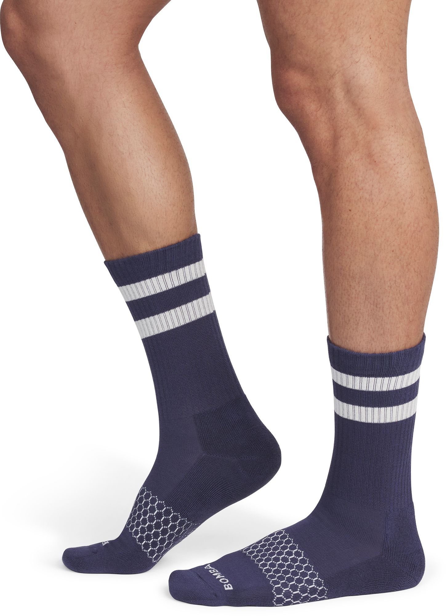 Bombas Solid Vintage Stripes Half Calf Socks product image