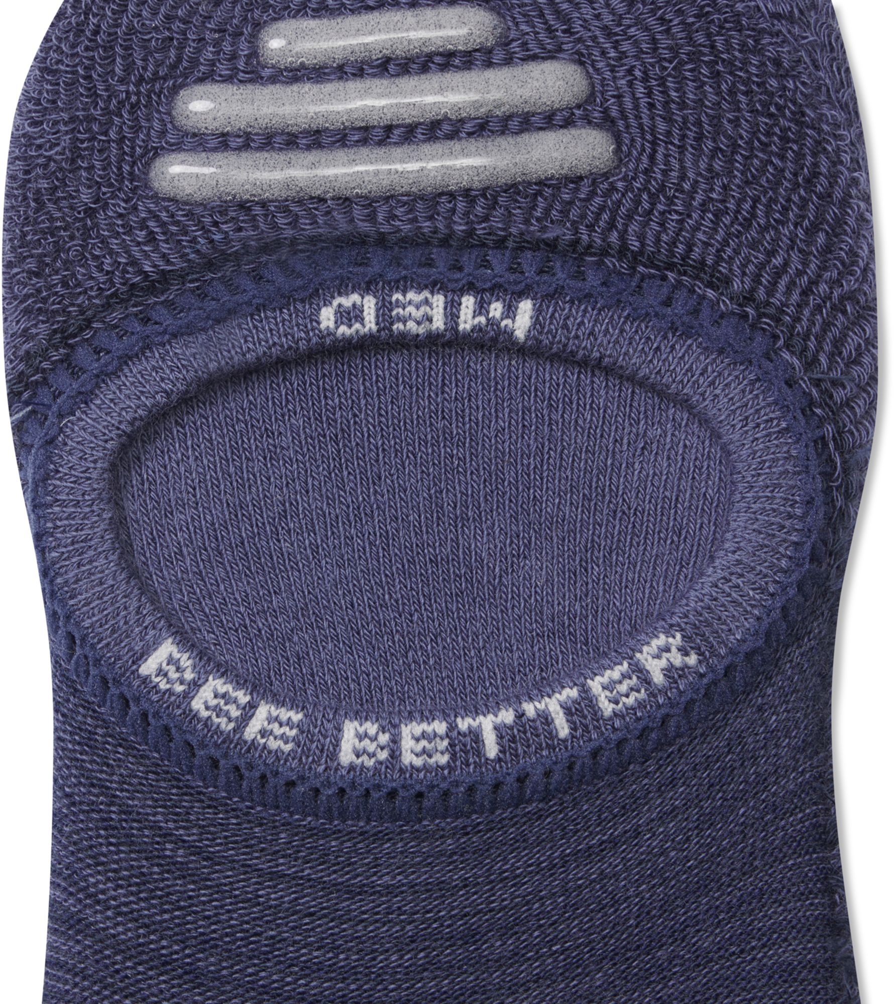 Bombas Adult Feedstripe Cushioned No Show Socks - 3 Pack product image