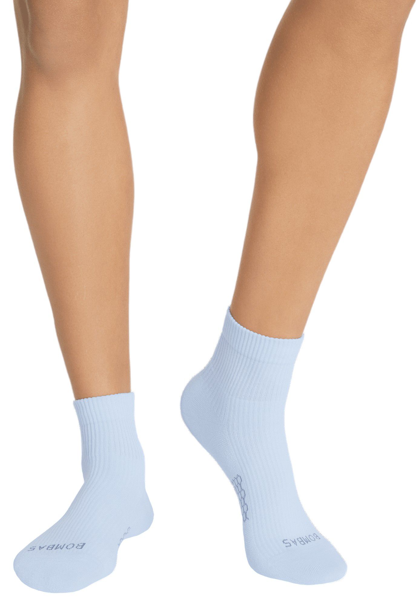 Bombas Solids Ribbed Quarter Socks product image