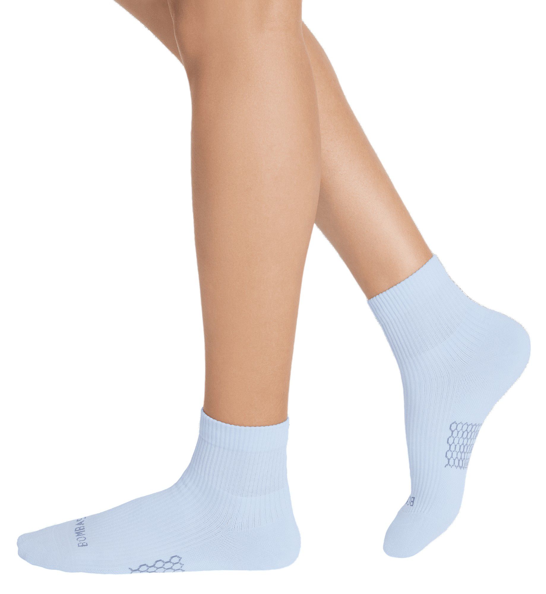 Bombas Solids Ribbed Quarter Socks product image