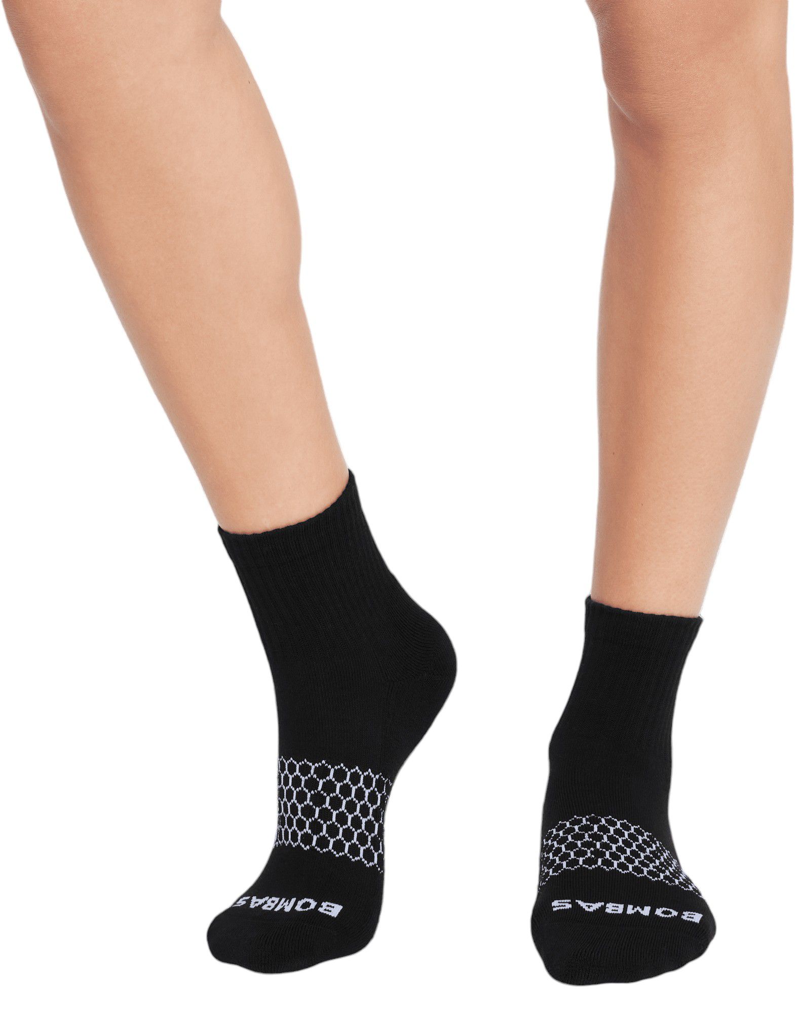 Bombas Solids Ribbed Quarter Socks product image