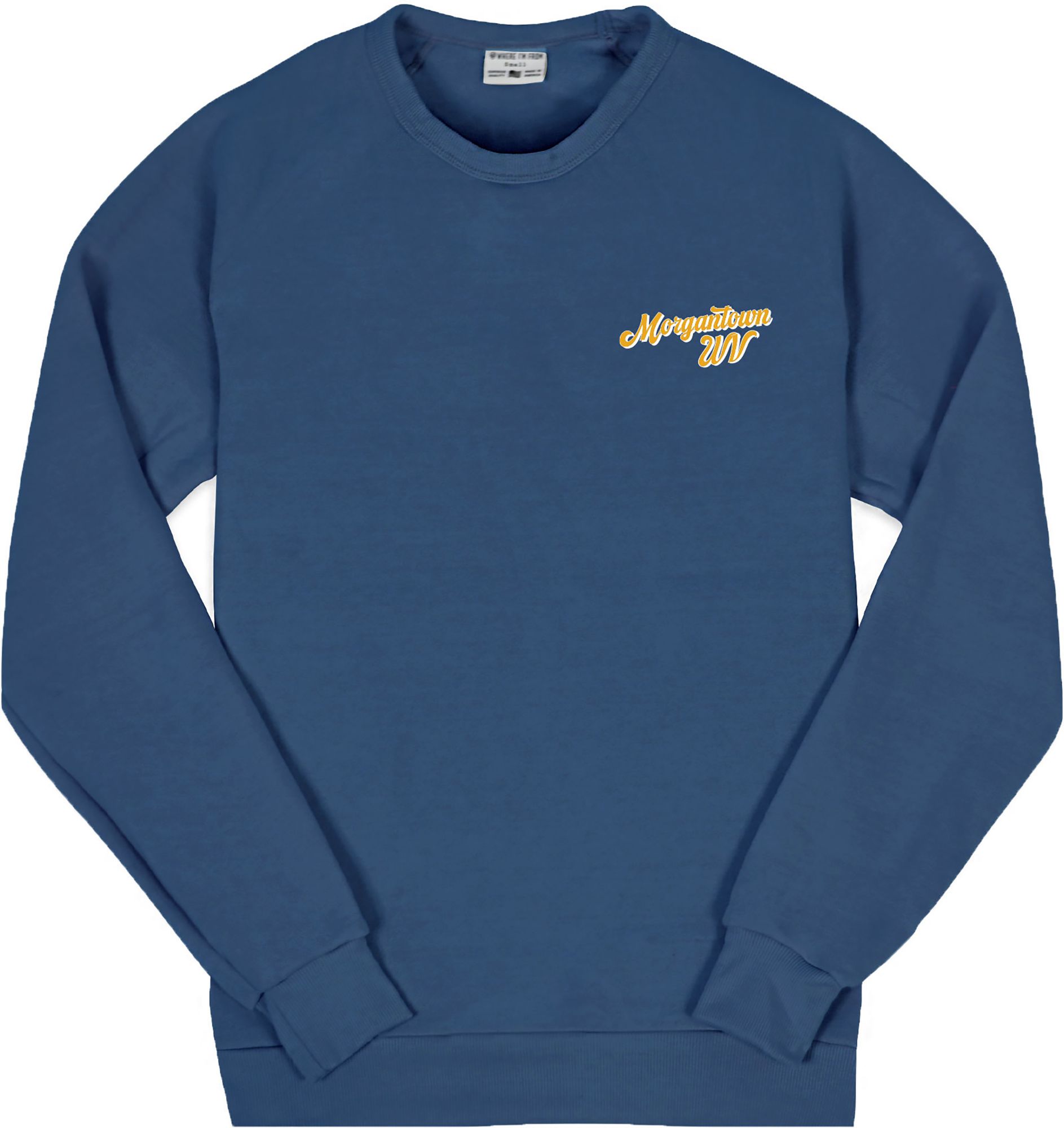 Where I'm From Adult Morgantown Navy 2-Hit Crewneck Sweatshirt product image