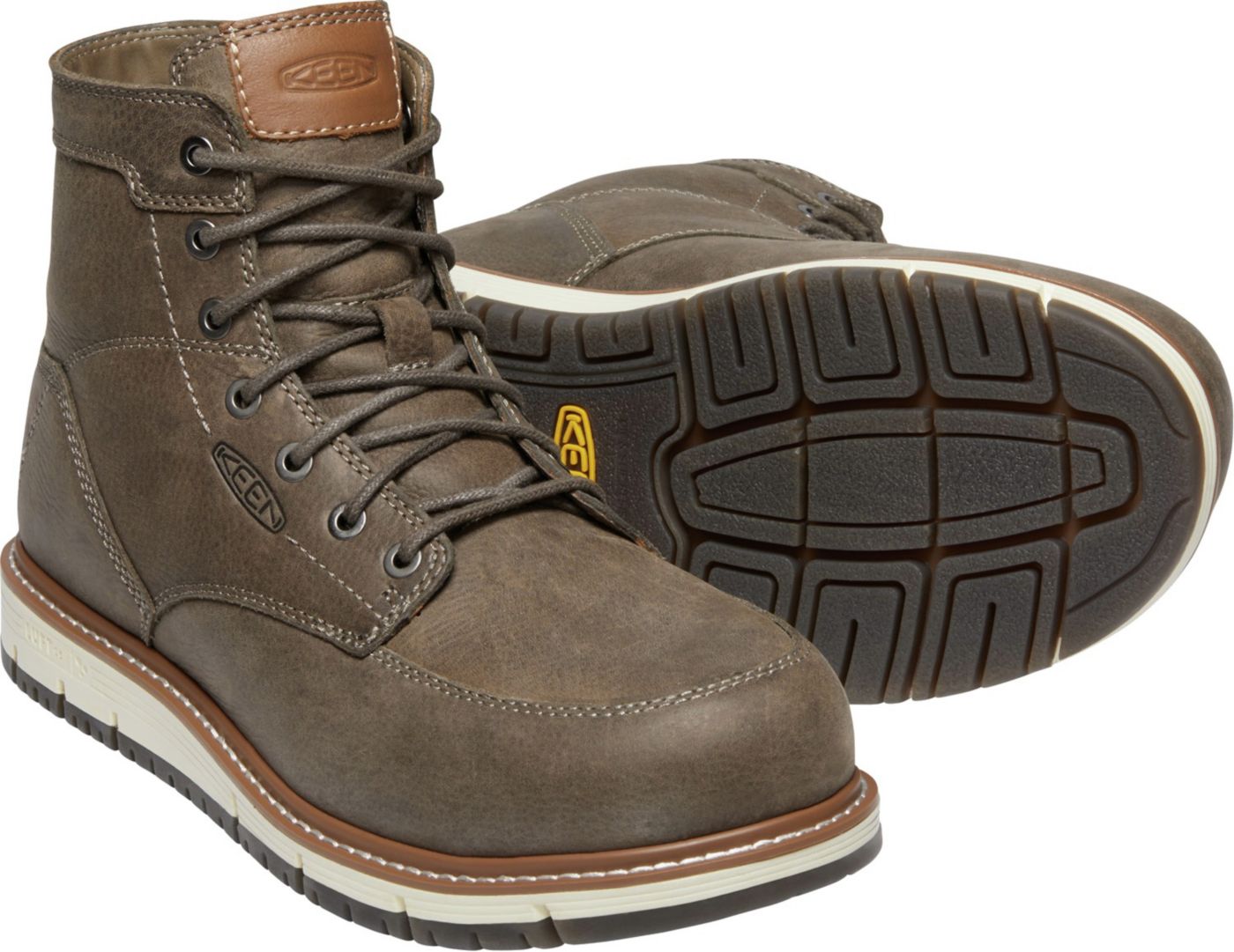 KEEN Men s San Jose 6 Mid Waterproof Aluminum Toe Work Boots Publiclands