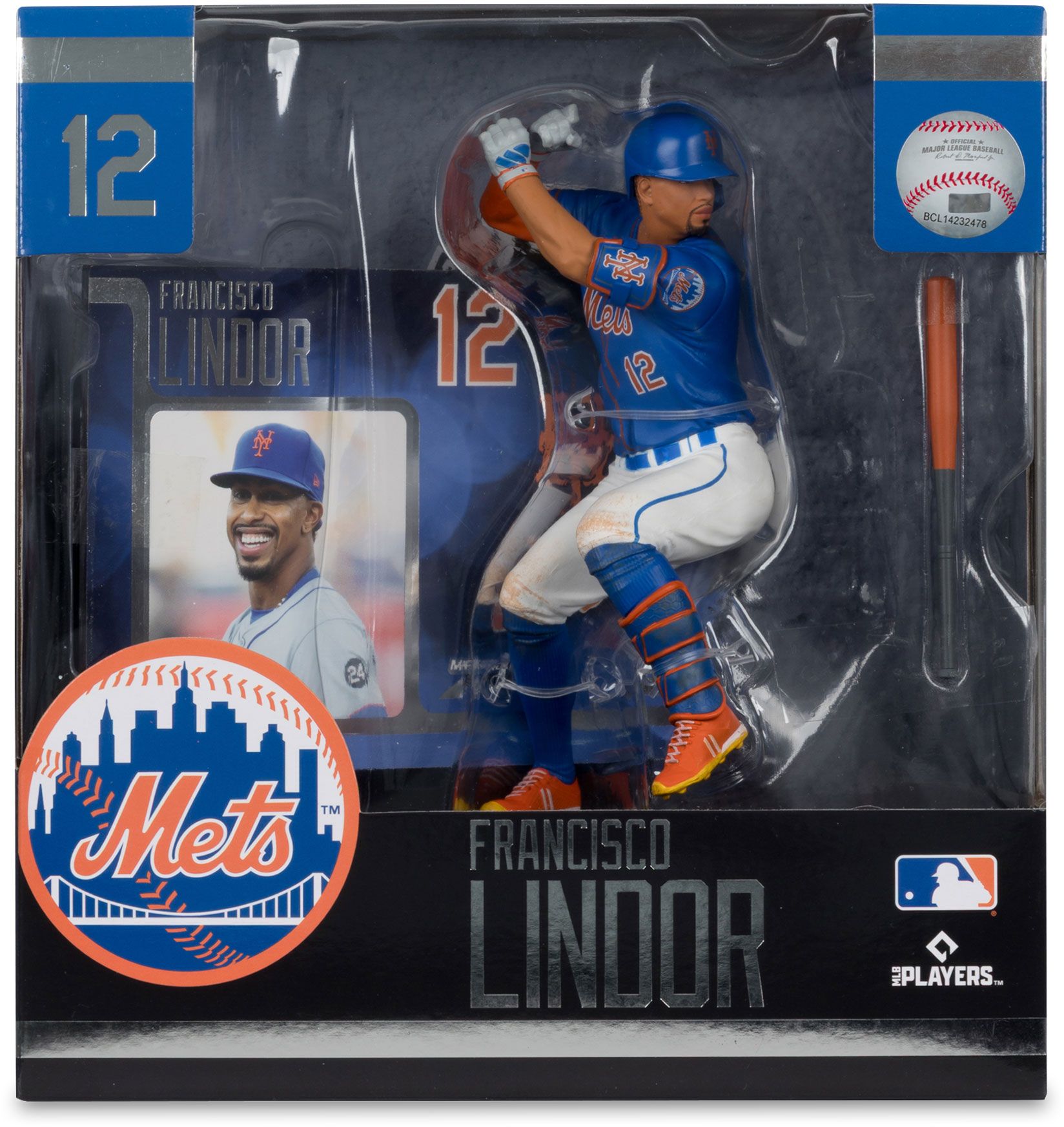 Imports Dragon New York Mets Francisco Lindor Posed Figurine product image