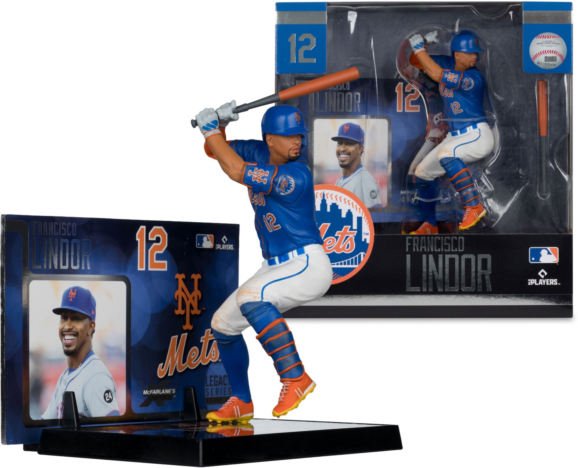 Imports Dragon New York Mets Francisco Lindor Posed Figurine product image