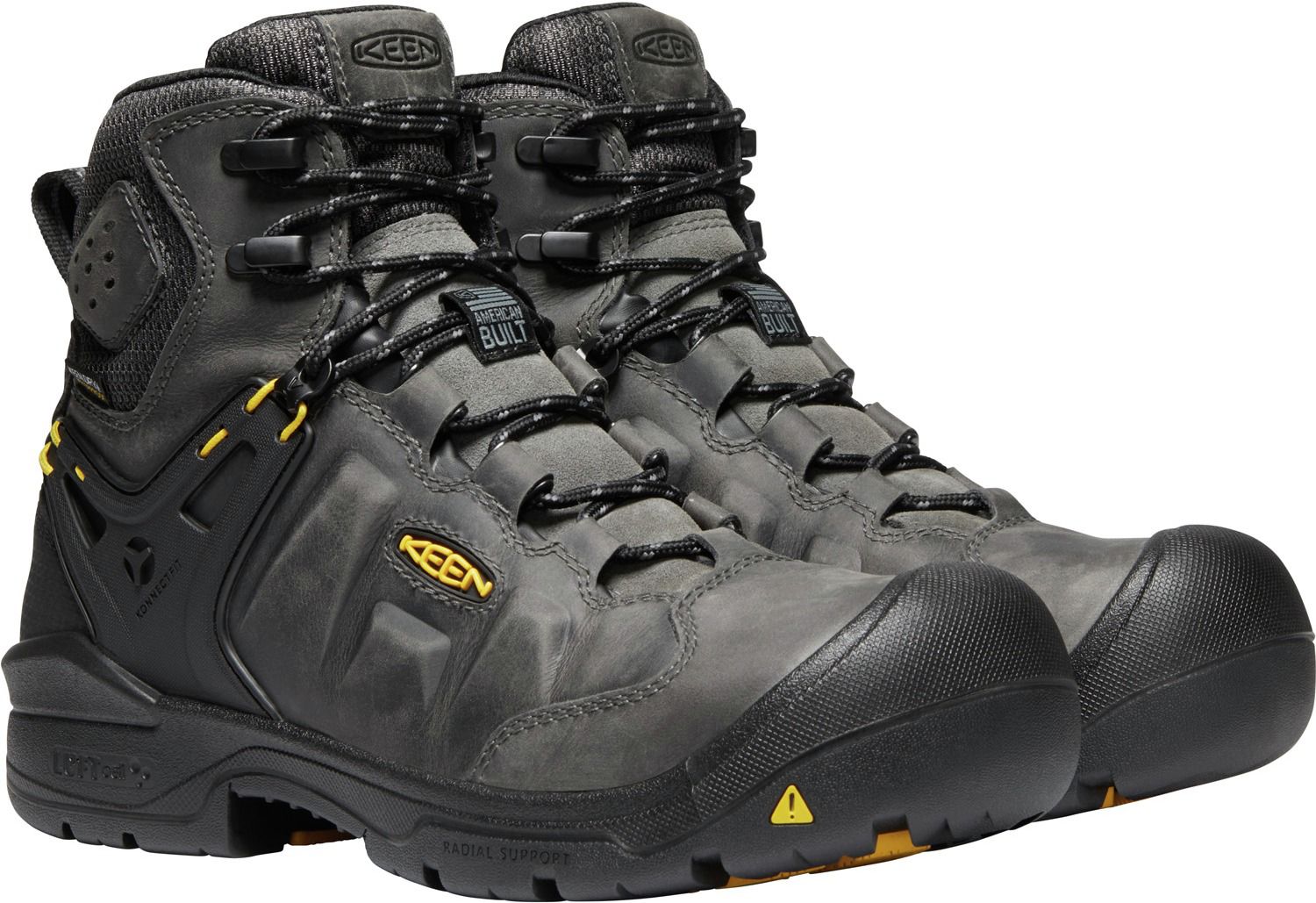 KEEN Men's Dover 6'' Waterproof Steel Toe Work Boots