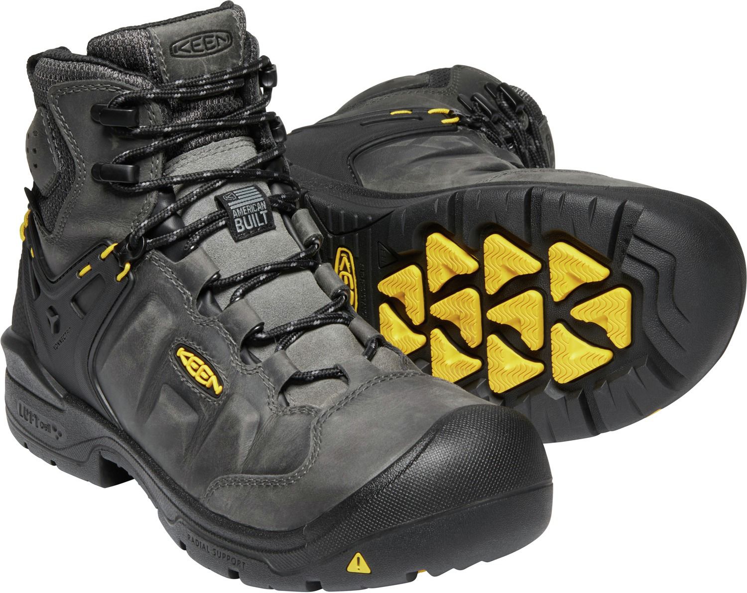 KEEN Men's Dover 6'' Waterproof Steel Toe Work Boots product image