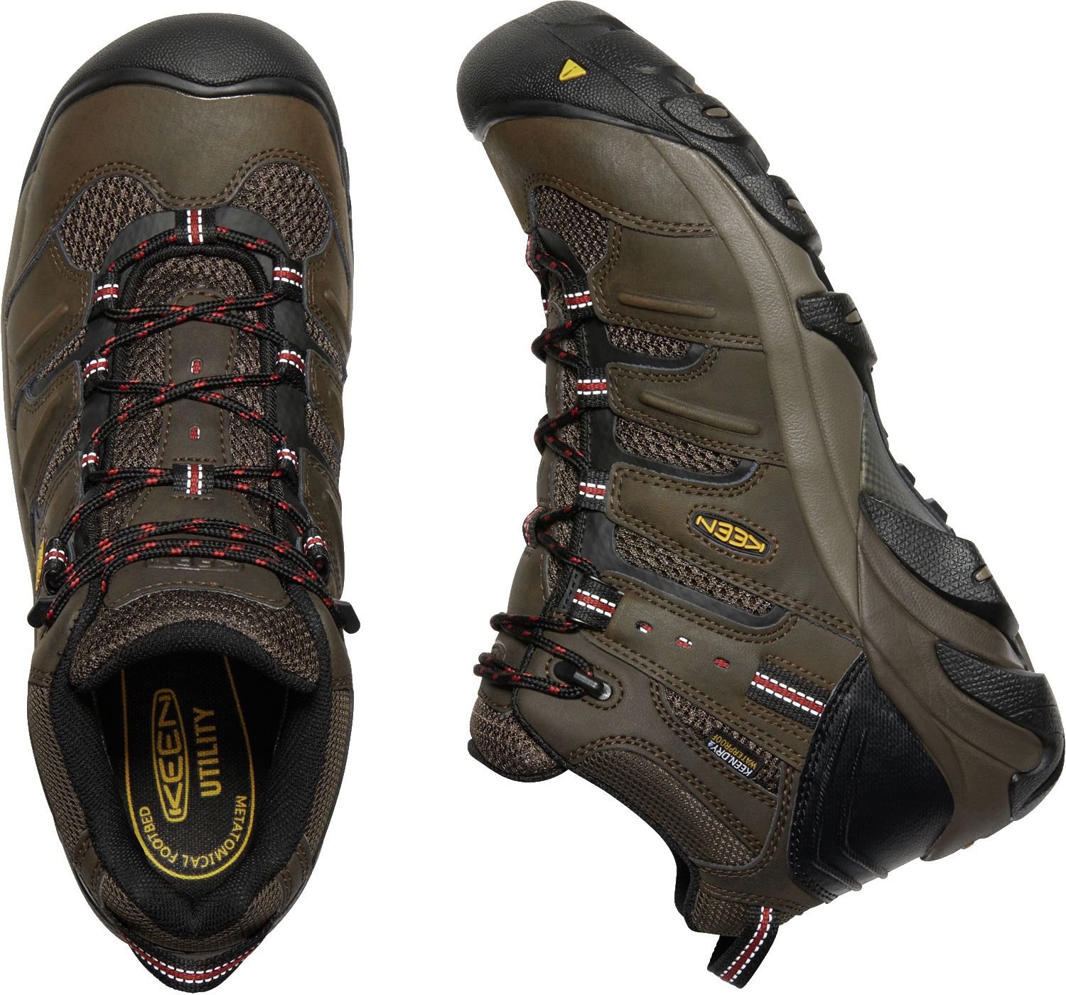 KEEN Men's Lansing Mid Waterproof Steel Toe Work Boots