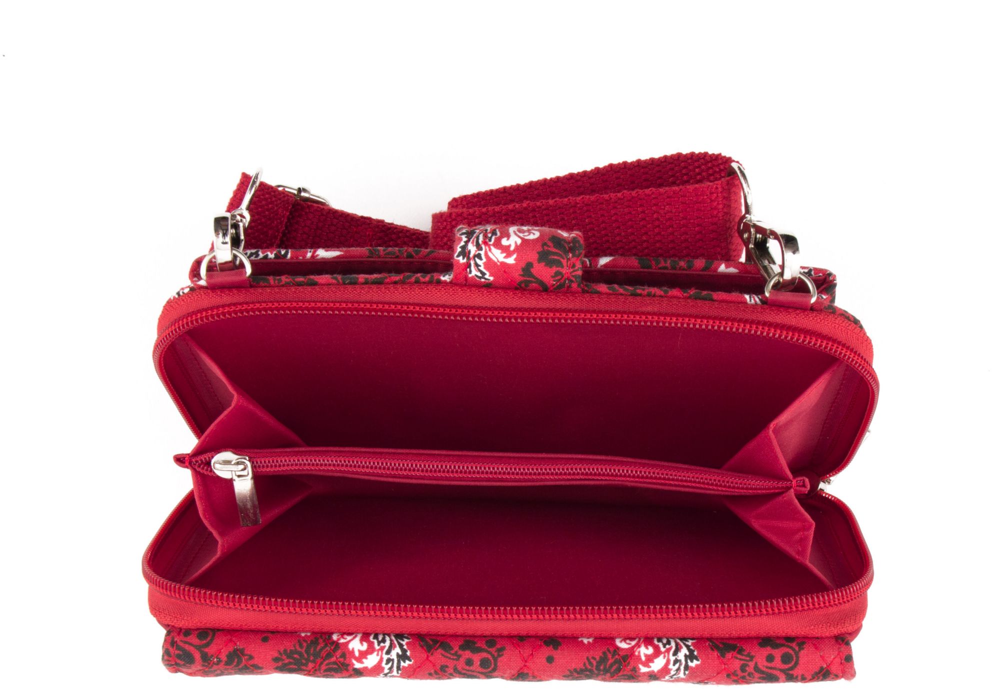 Eagles Wings Georgia Bulldogs Quilted Cotton Cross Body Wallet product image