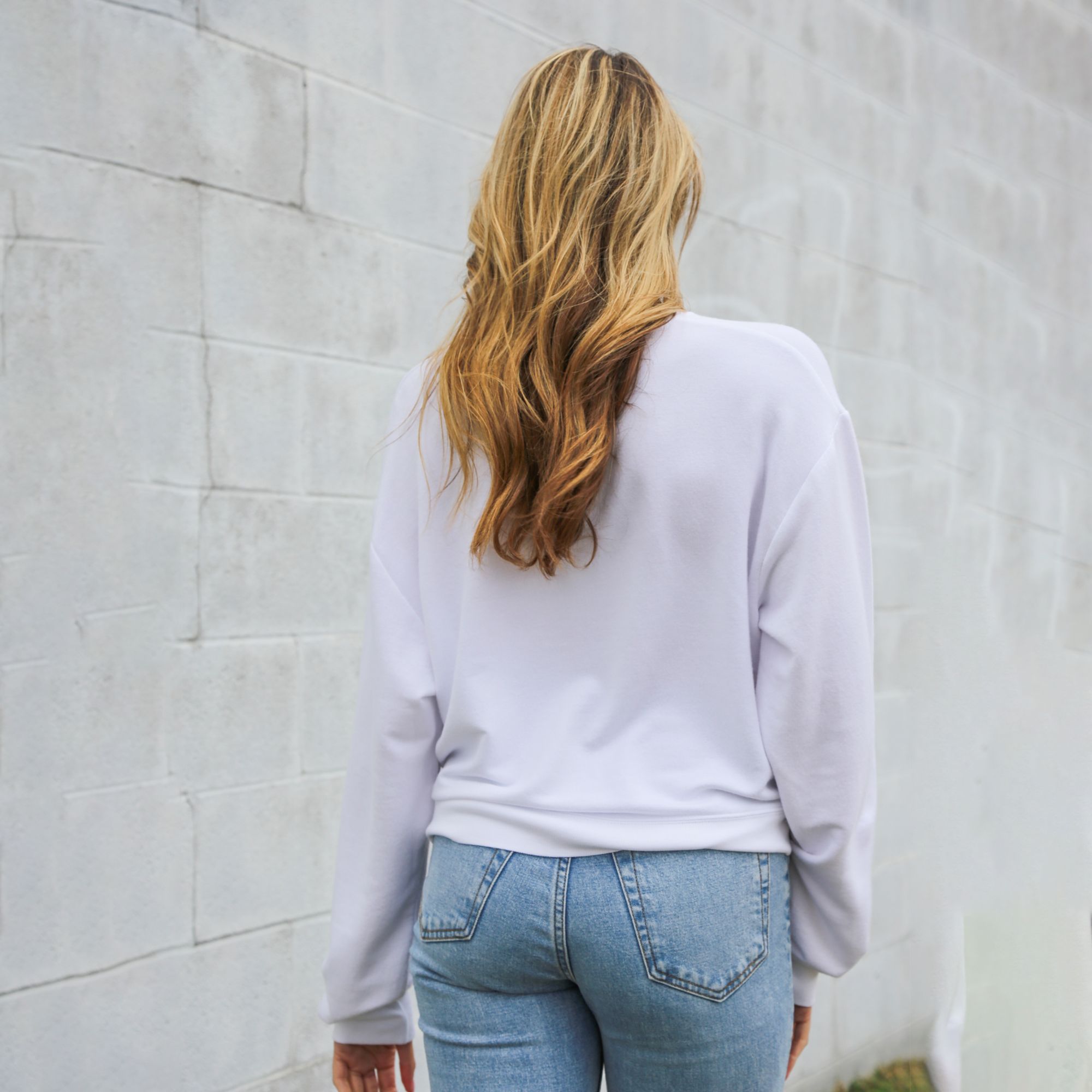 Nash Women's Nashville St. Patrick's Day White Sophia Crewneck Sweatshirt product image