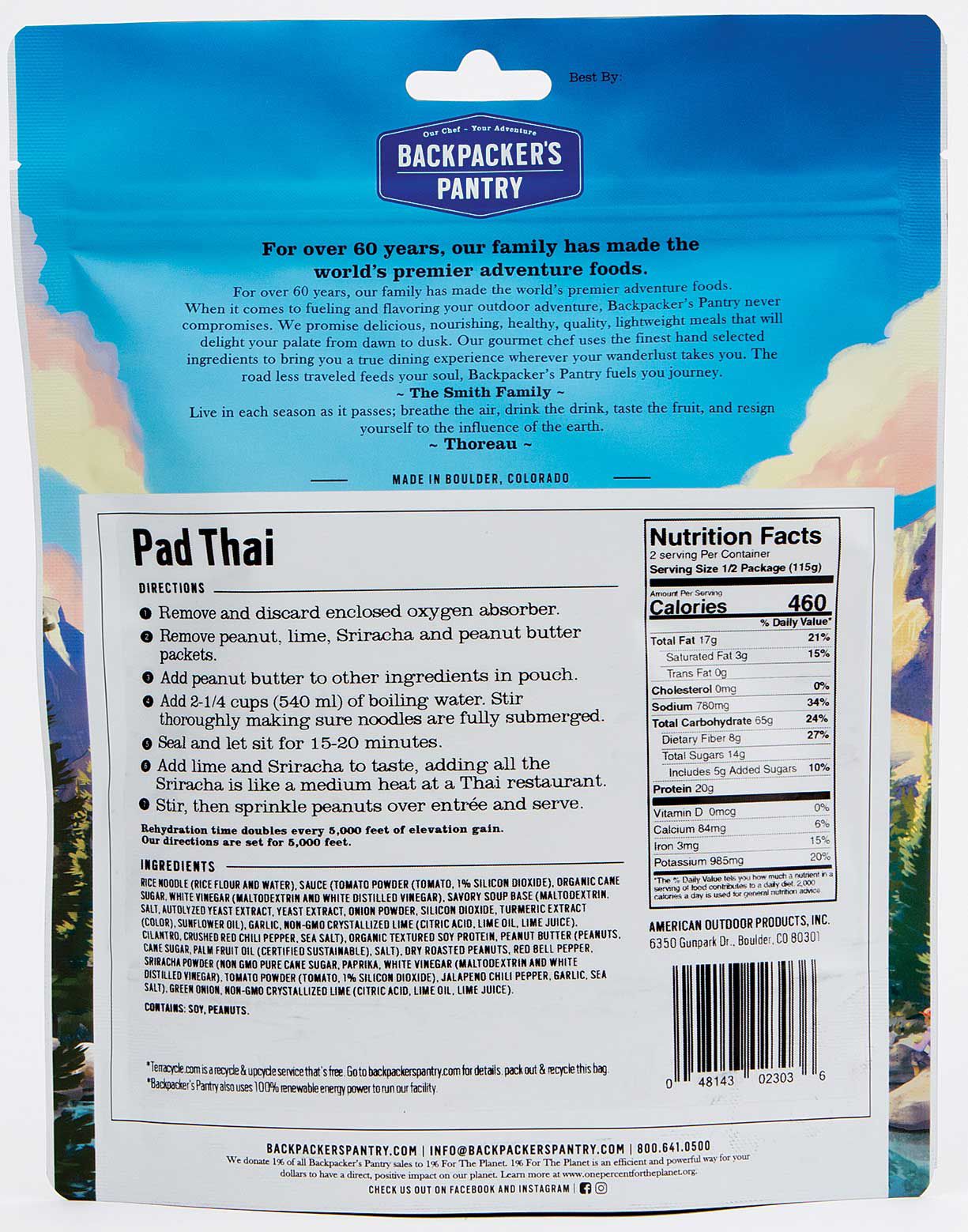 Backpacker's Pantry Pad Thai product image