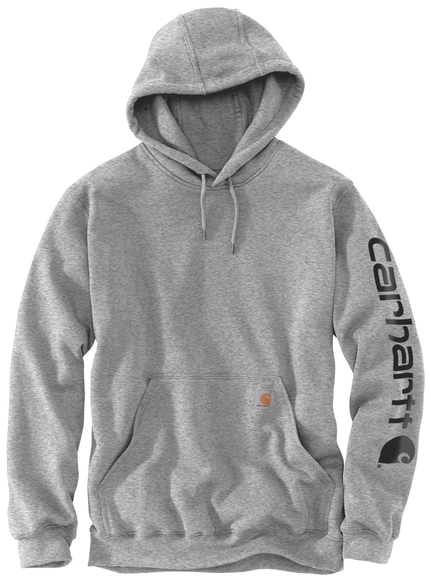 Carhartt Men's Midweight Signature Sleeve Logo Hooded Sweatshirt product image