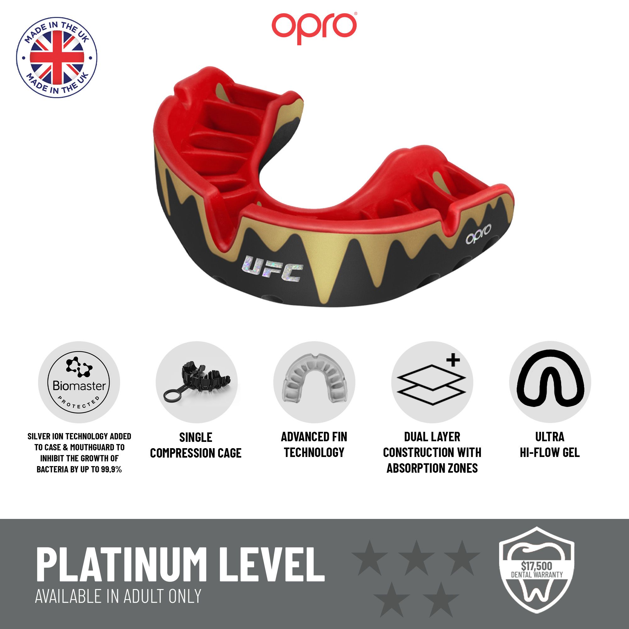 OPRO UFC Platinum Mouthguard product image