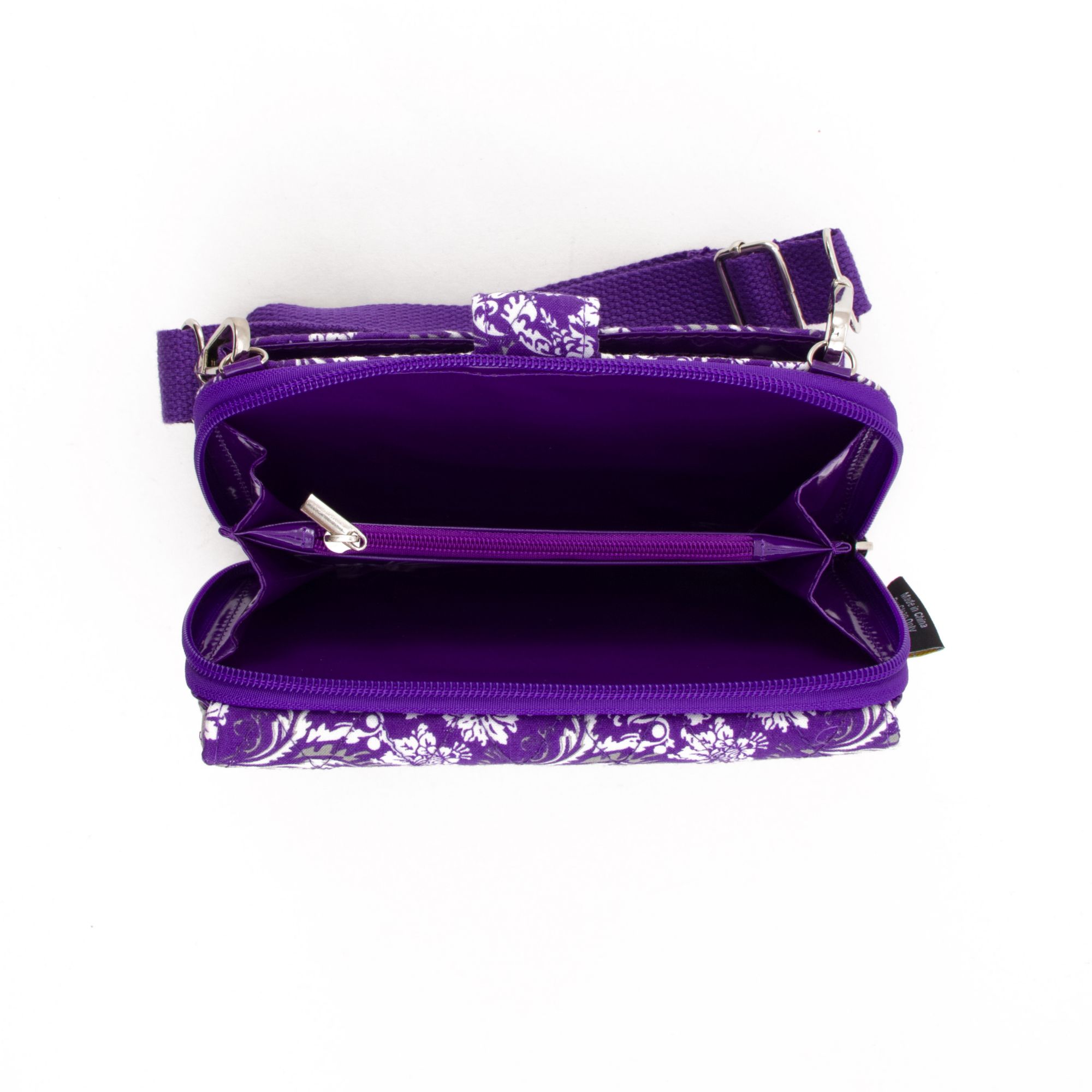 Eagles Wings Kansas State Wildcats Quilted Cotton Cross Body Wallet product image