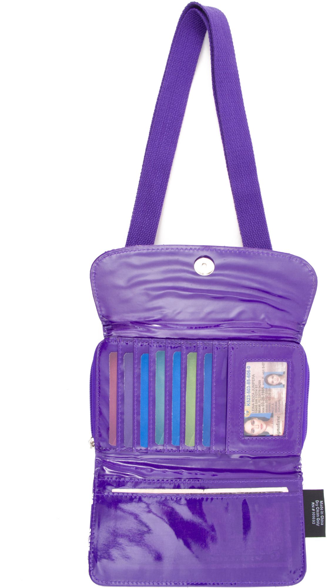 Eagles Wings Kansas State Wildcats Quilted Cotton Cross Body Wallet product image