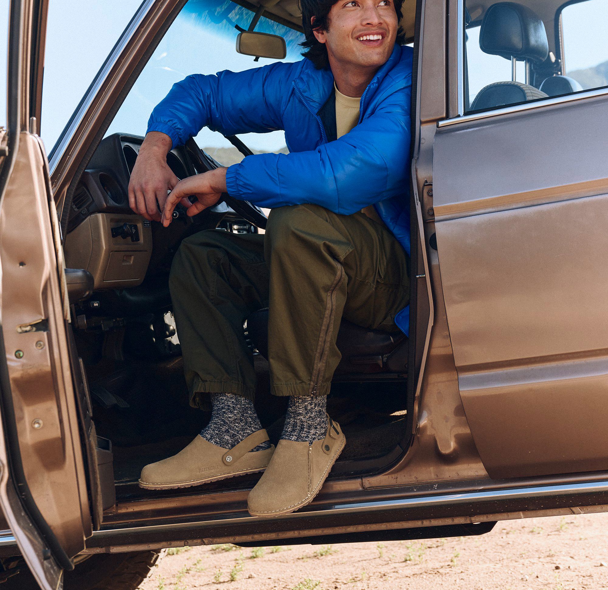 Birkenstock Men's Lutry 365 Suede Clogs product image