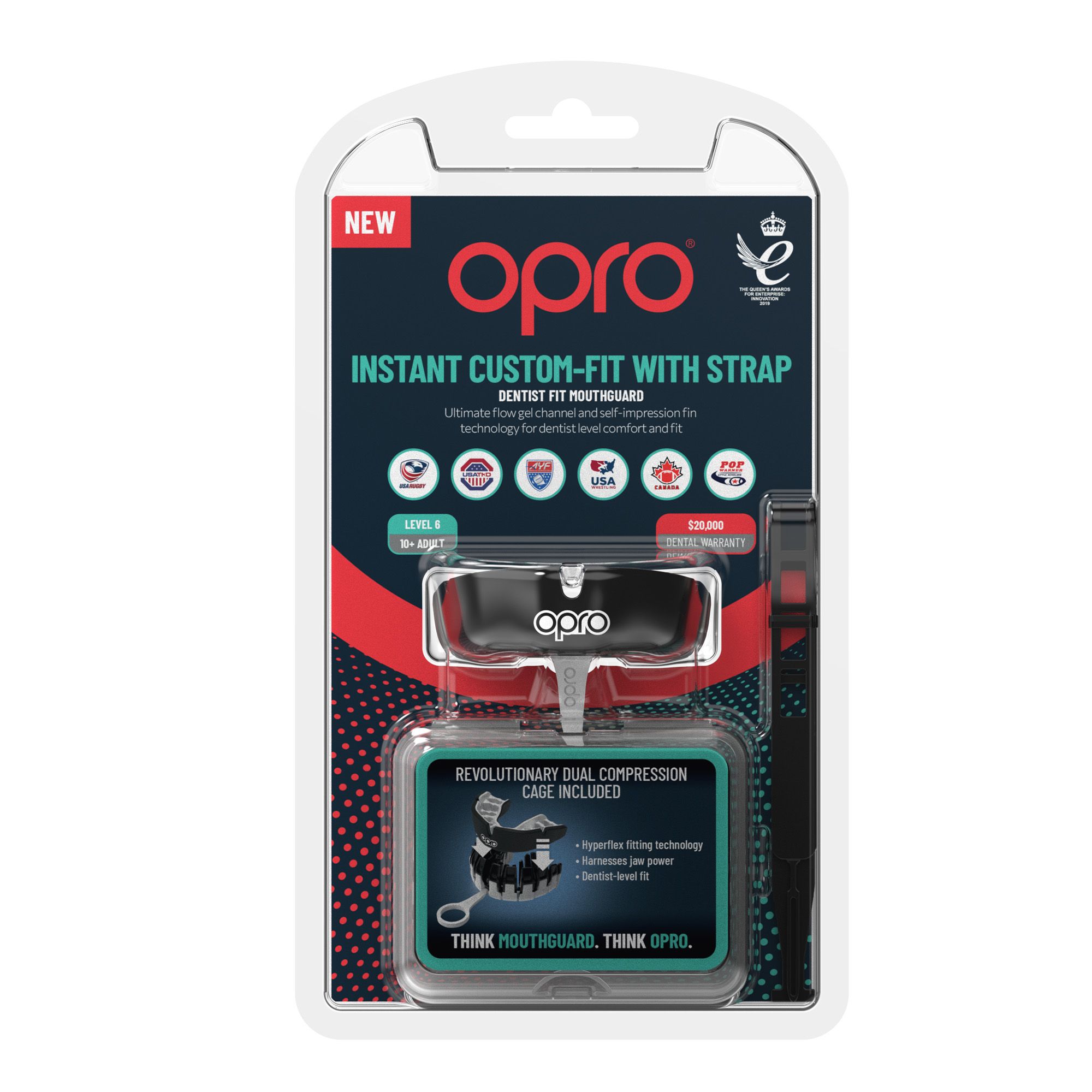 OPRO Adult Instant Custom-Fit Mouth Guard product image