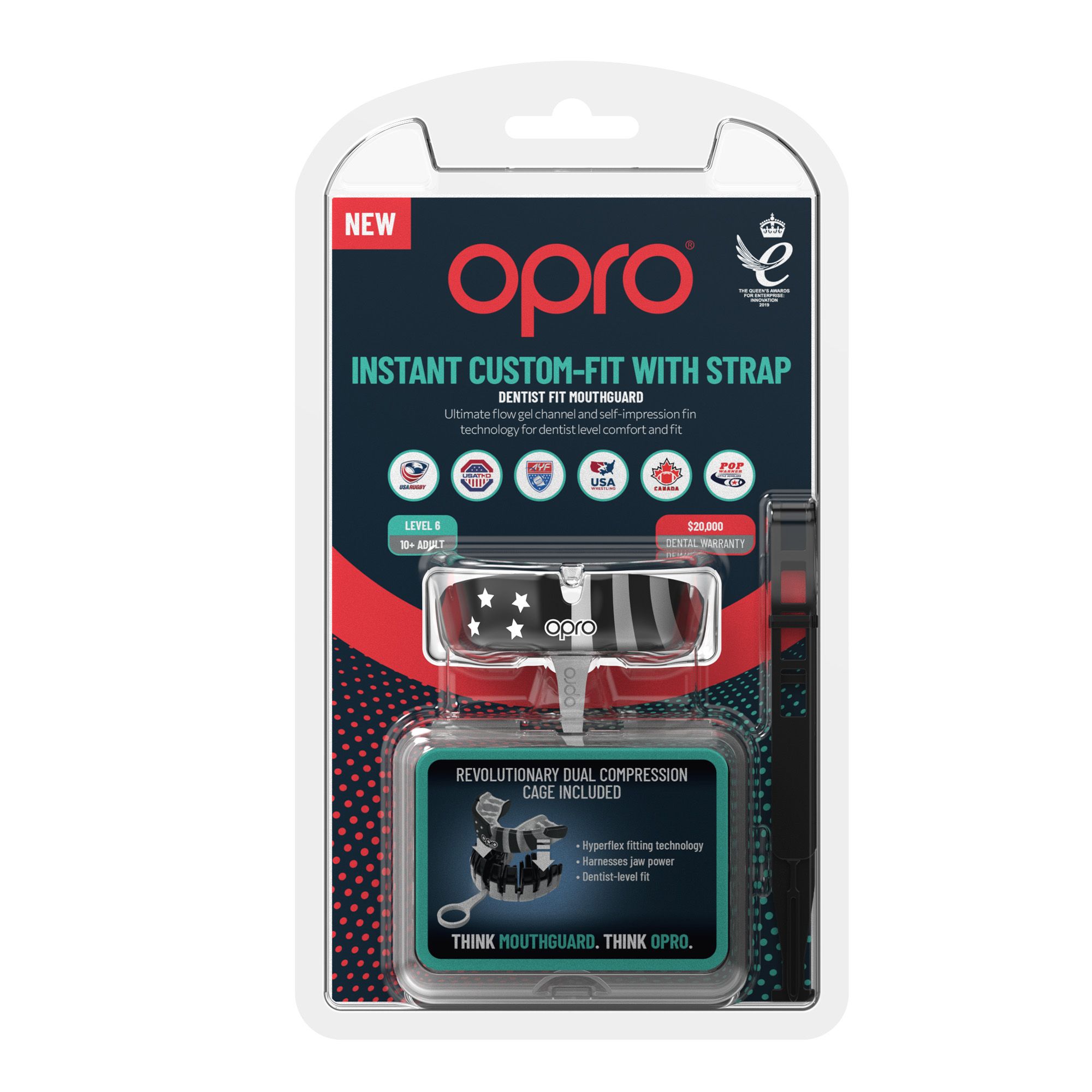 OPRO Adult Instant Custom-Fit Mouth Guard product image