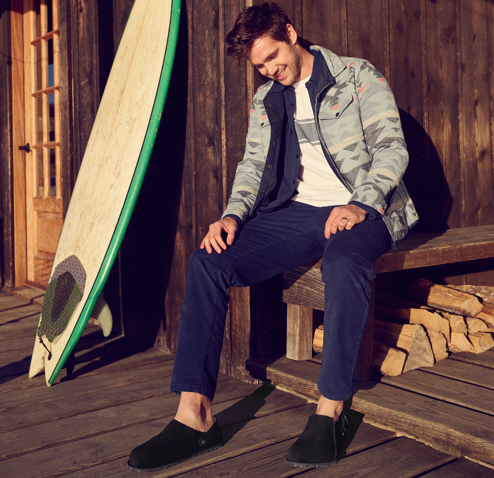 Birkenstock Men's Lutry 365 Suede Clogs product image