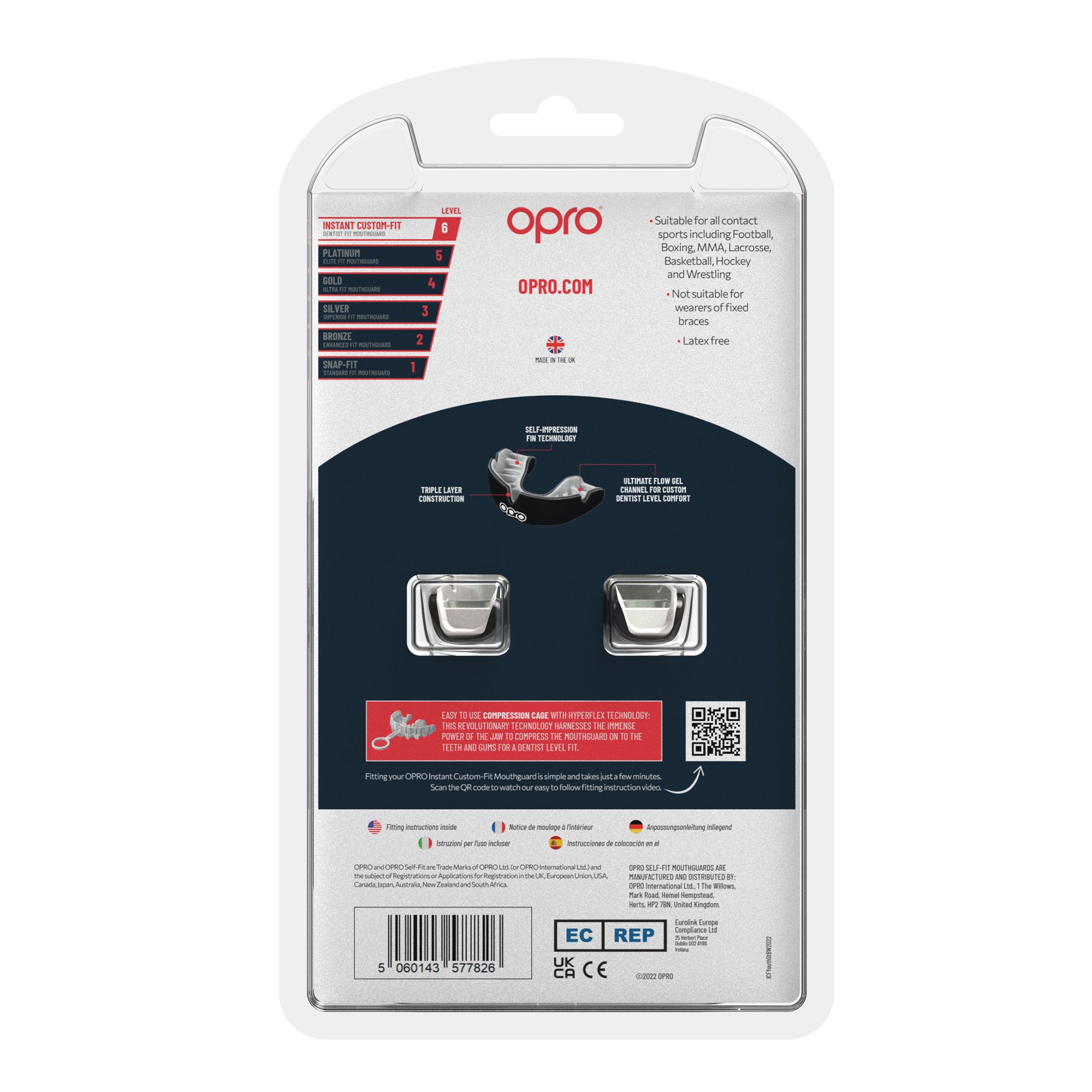 OPRO Youth Instant Custom-Fit Mouthguard product image