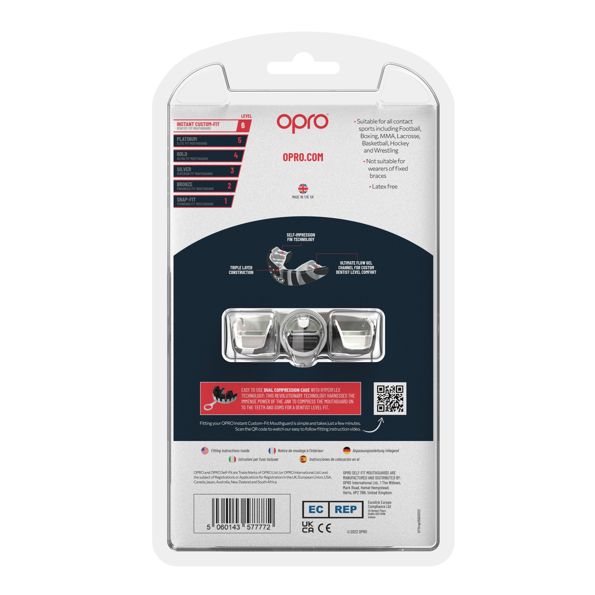 OPRO Youth Instant Custom-Fit Mouthguard product image