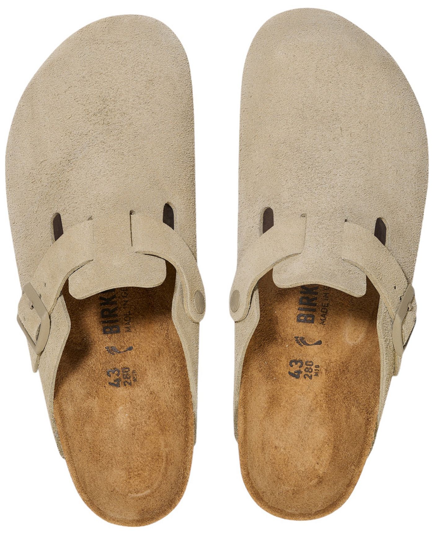 Birkenstock men’s Boston Suede Clogs popular Size: EU 46 Colo