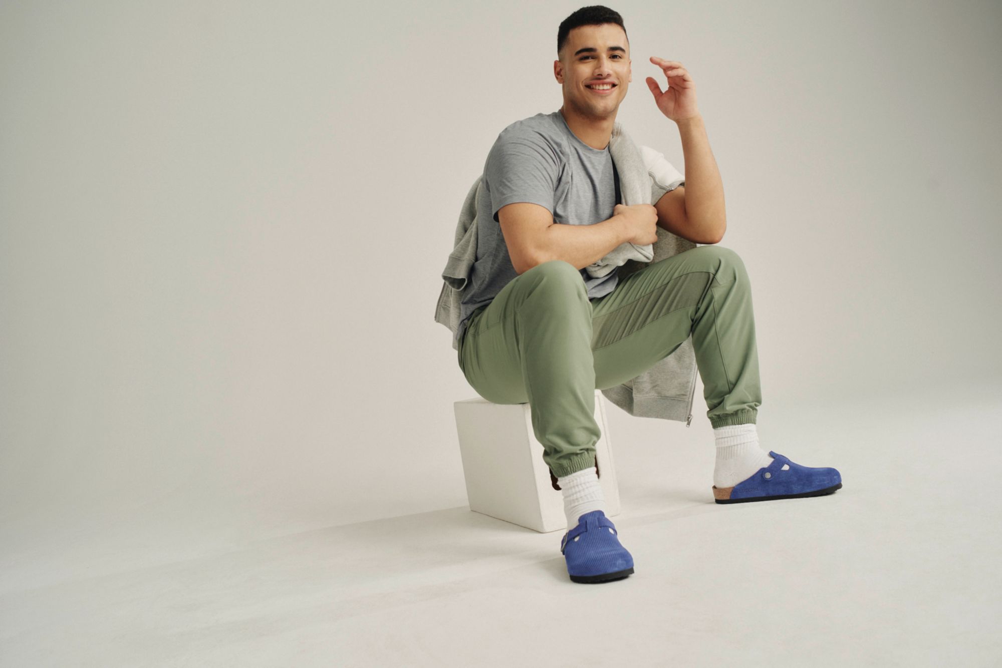 Birkenstock Women's Boston Suede Embossed Clogs product image