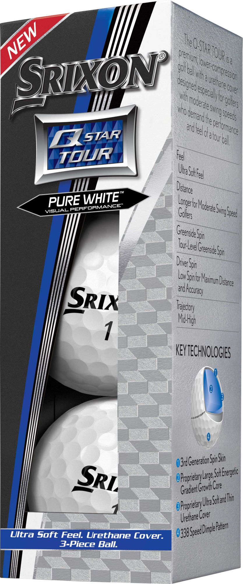 Srixon 2018 Q-STAR TOUR 2 Golf Balls product image