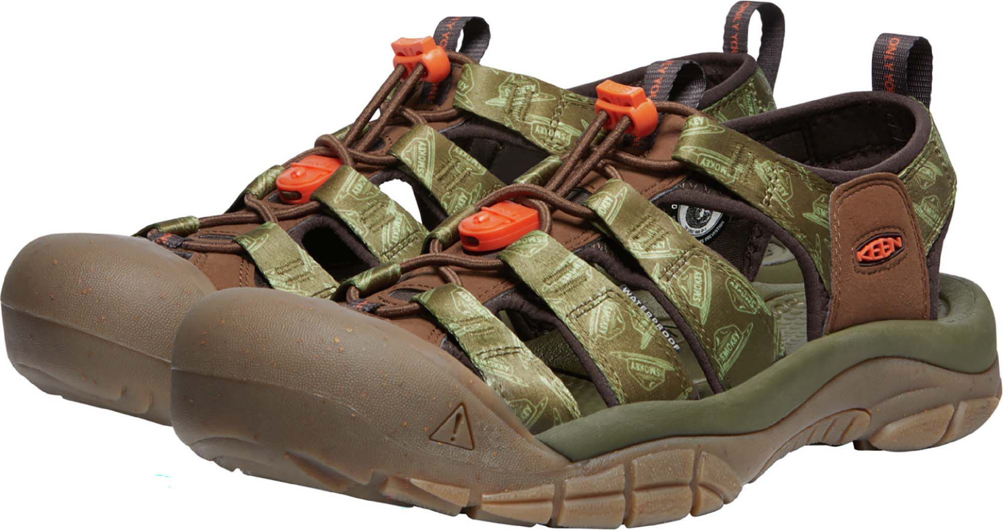 KEEN Men's Newport Retro Smokey Bear Sandals