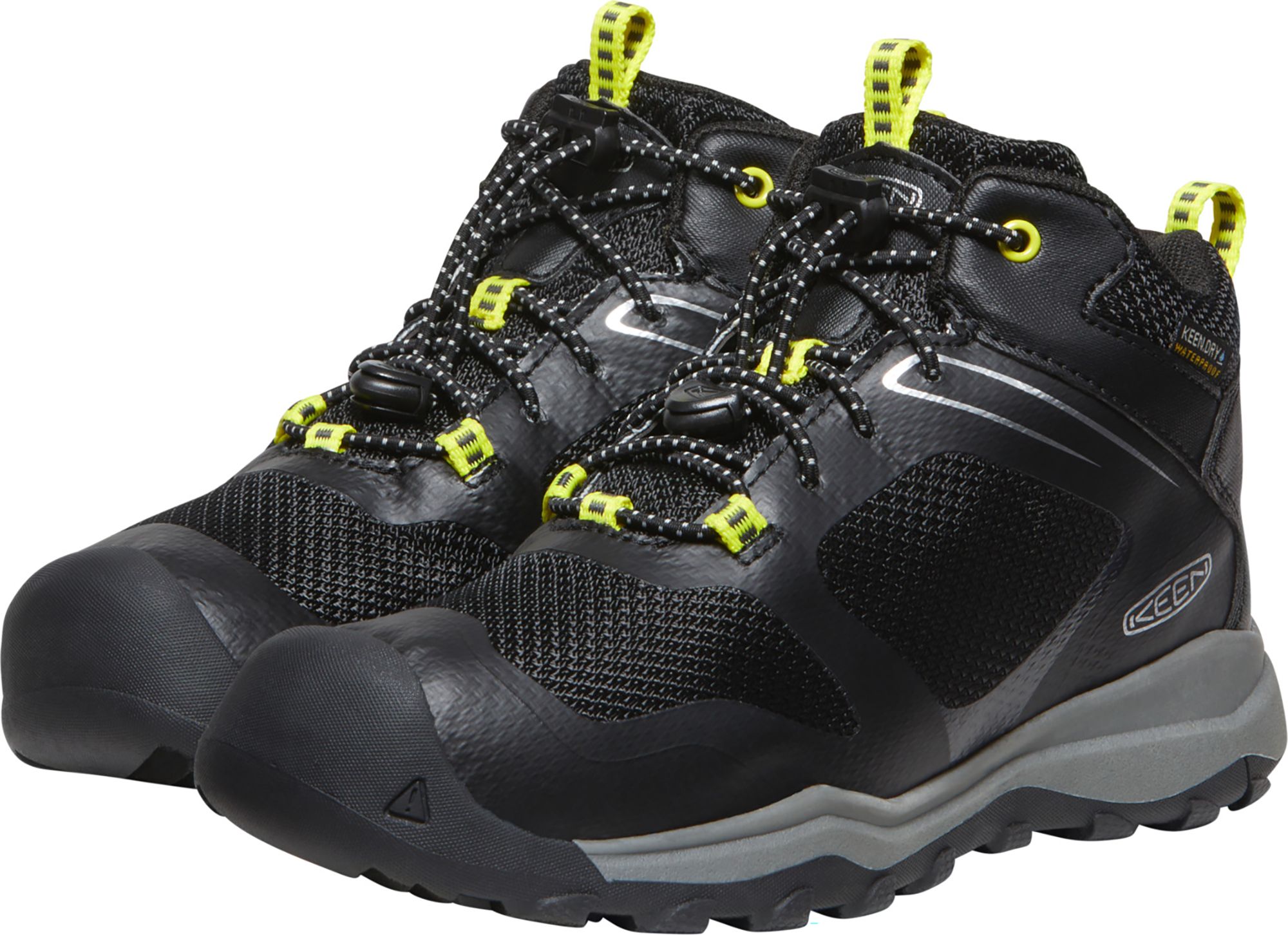 KEEN Big Kids' Wanduro Mid Waterproof Hiking Boots