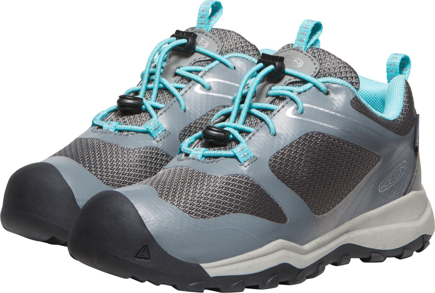 KEEN Big Kids' Wanduro Low Waterproof Hiking Shoes product image
