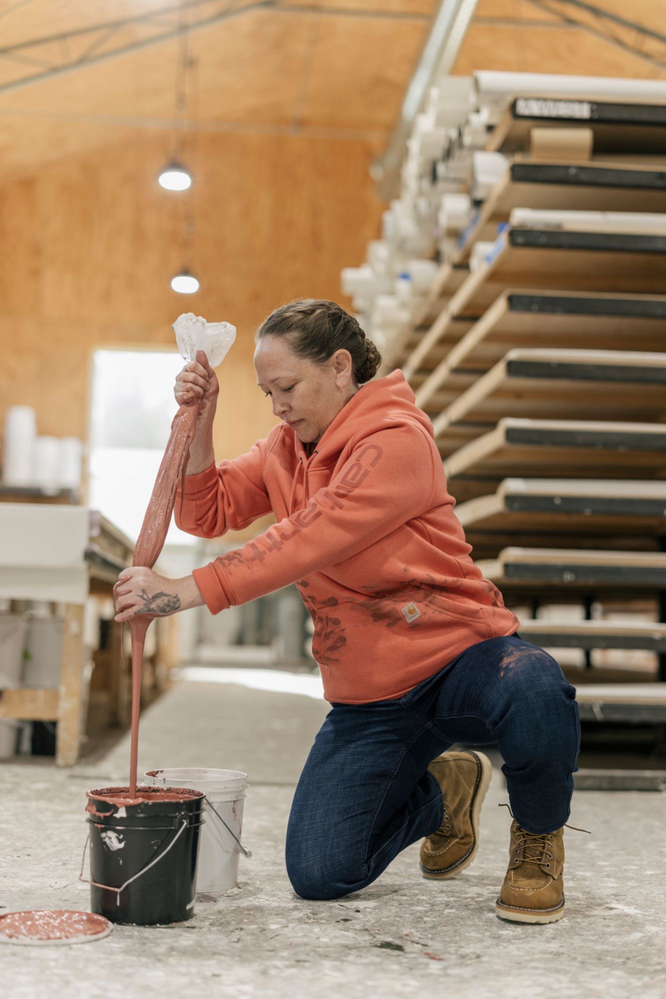 Carhartt Women's Clarksburg Graphic Sleeve Hoodie product image