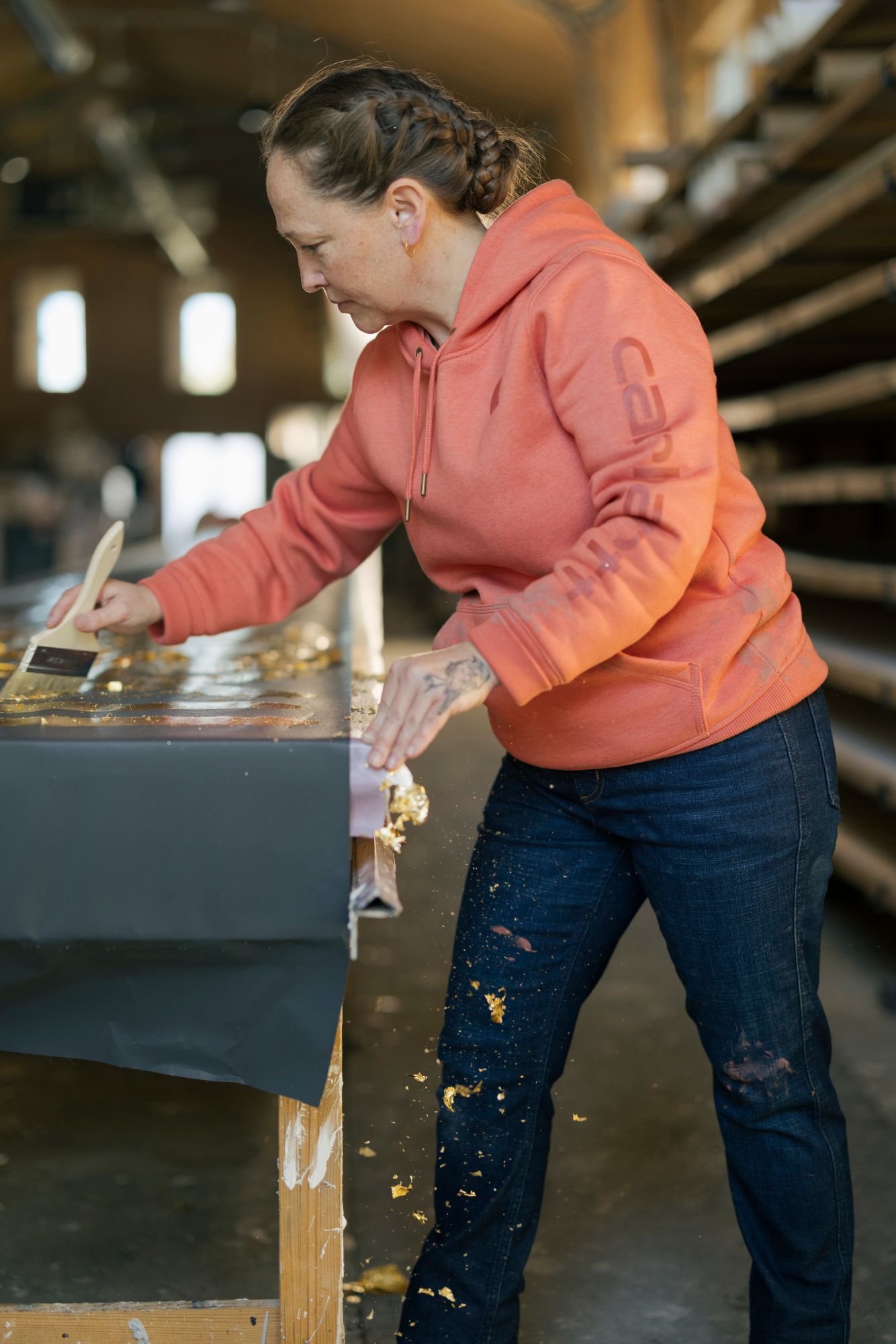 Carhartt Women's Clarksburg Graphic Sleeve Hoodie product image