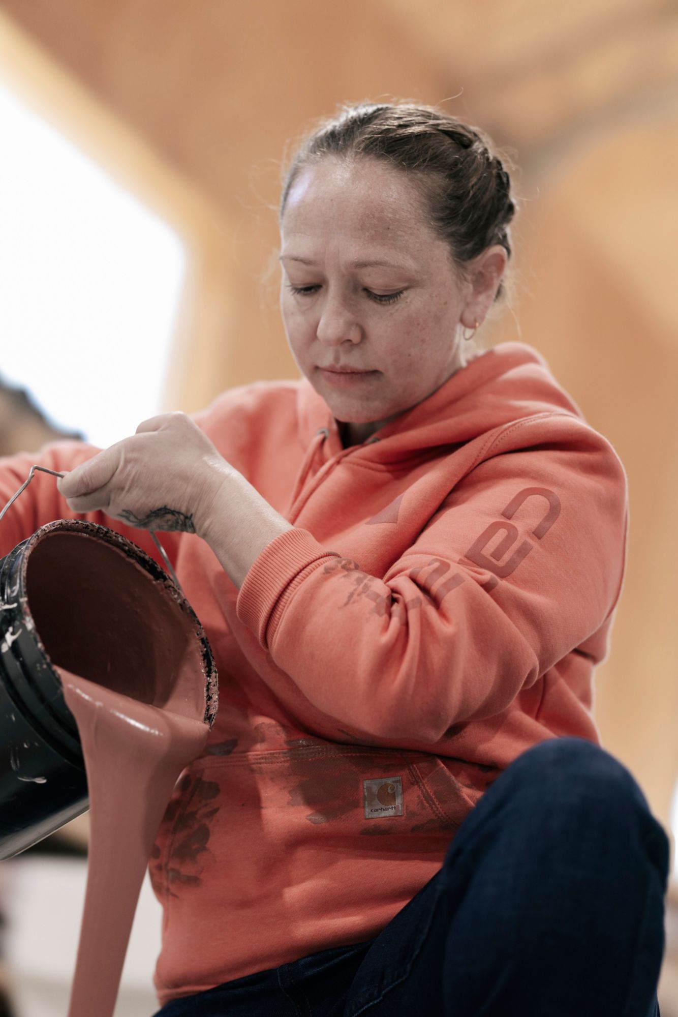 Carhartt Women's Clarksburg Graphic Sleeve Hoodie product image