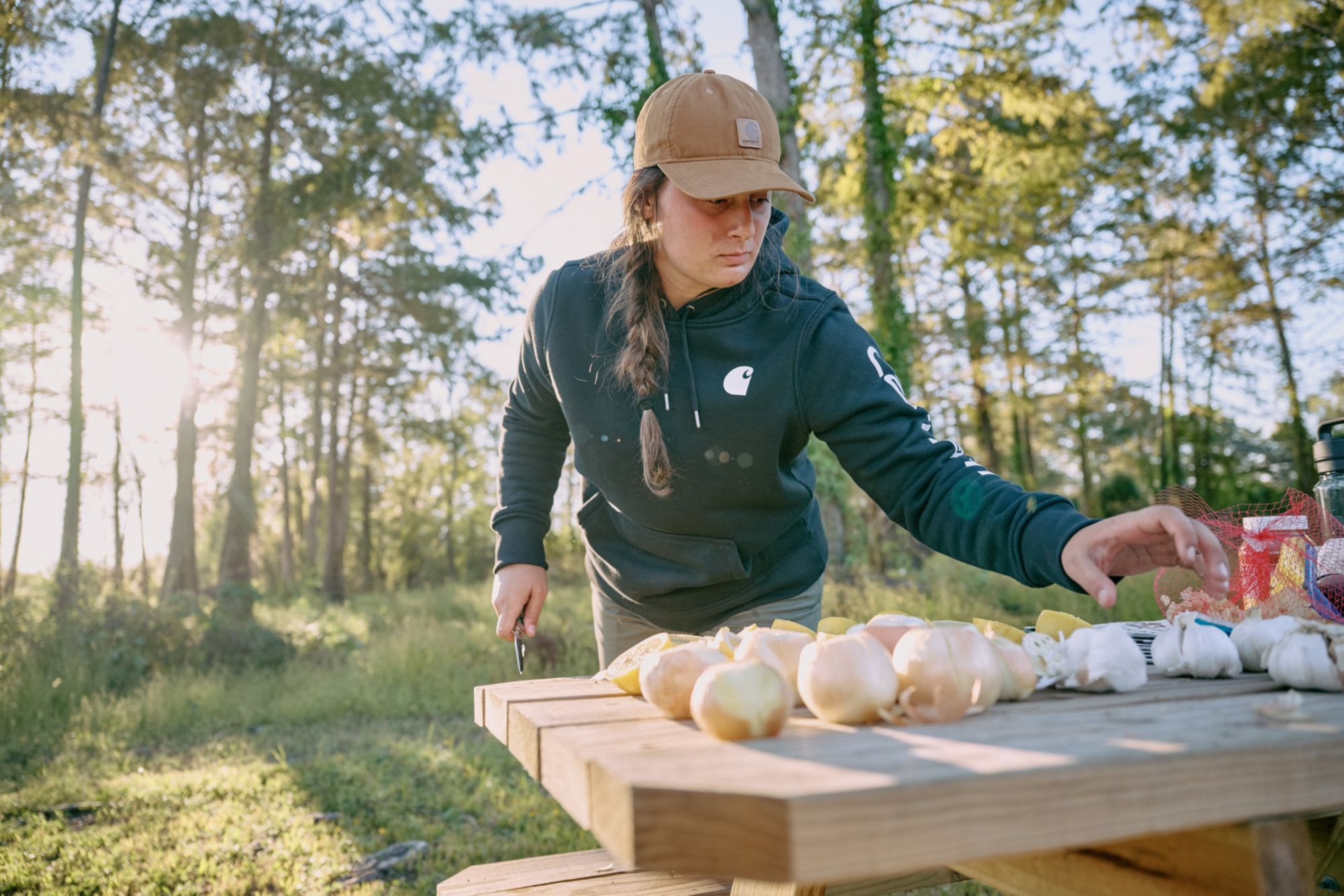 Carhartt Women's Clarksburg Graphic Sleeve Hoodie product image