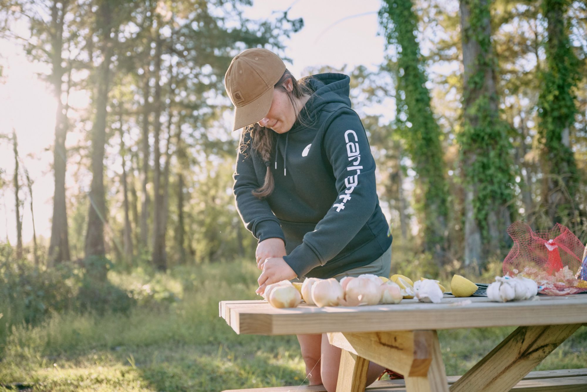 Carhartt Women's Clarksburg Graphic Sleeve Hoodie product image