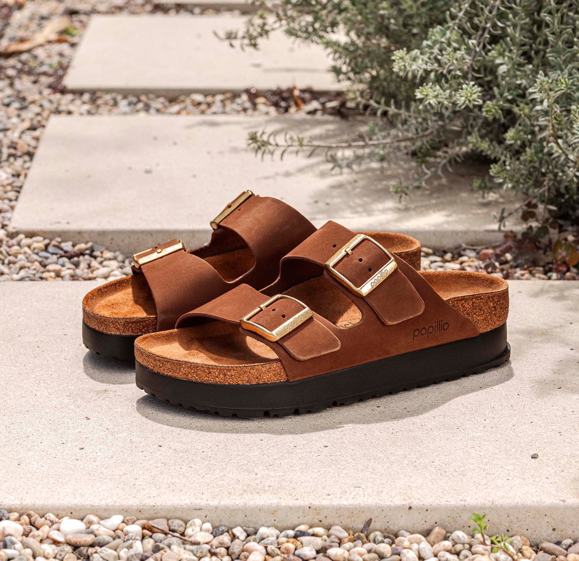 Papillio by Birkenstock Women's Arizona Flex Platform Birko-Flor Sandals product image