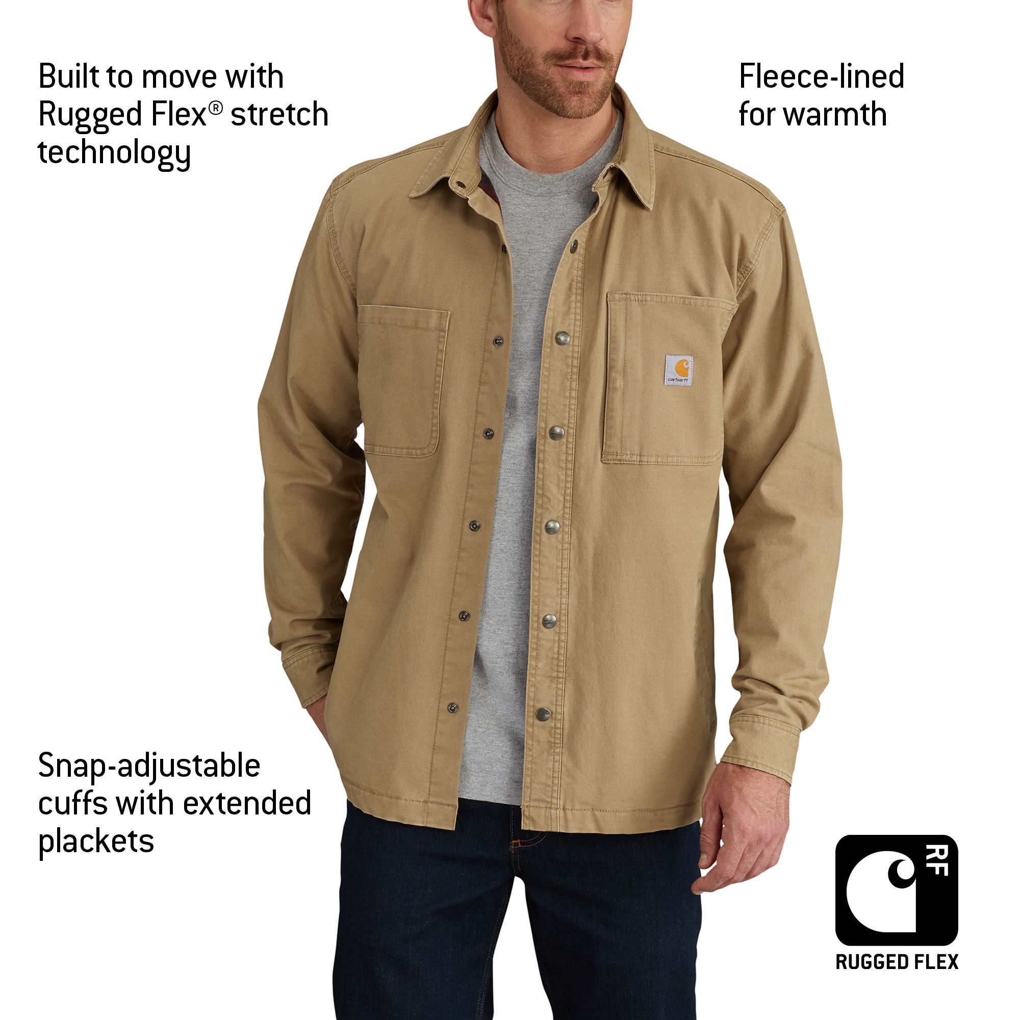 Carhartt Men's Rugged Flex Rigby Shirt Jacket product image