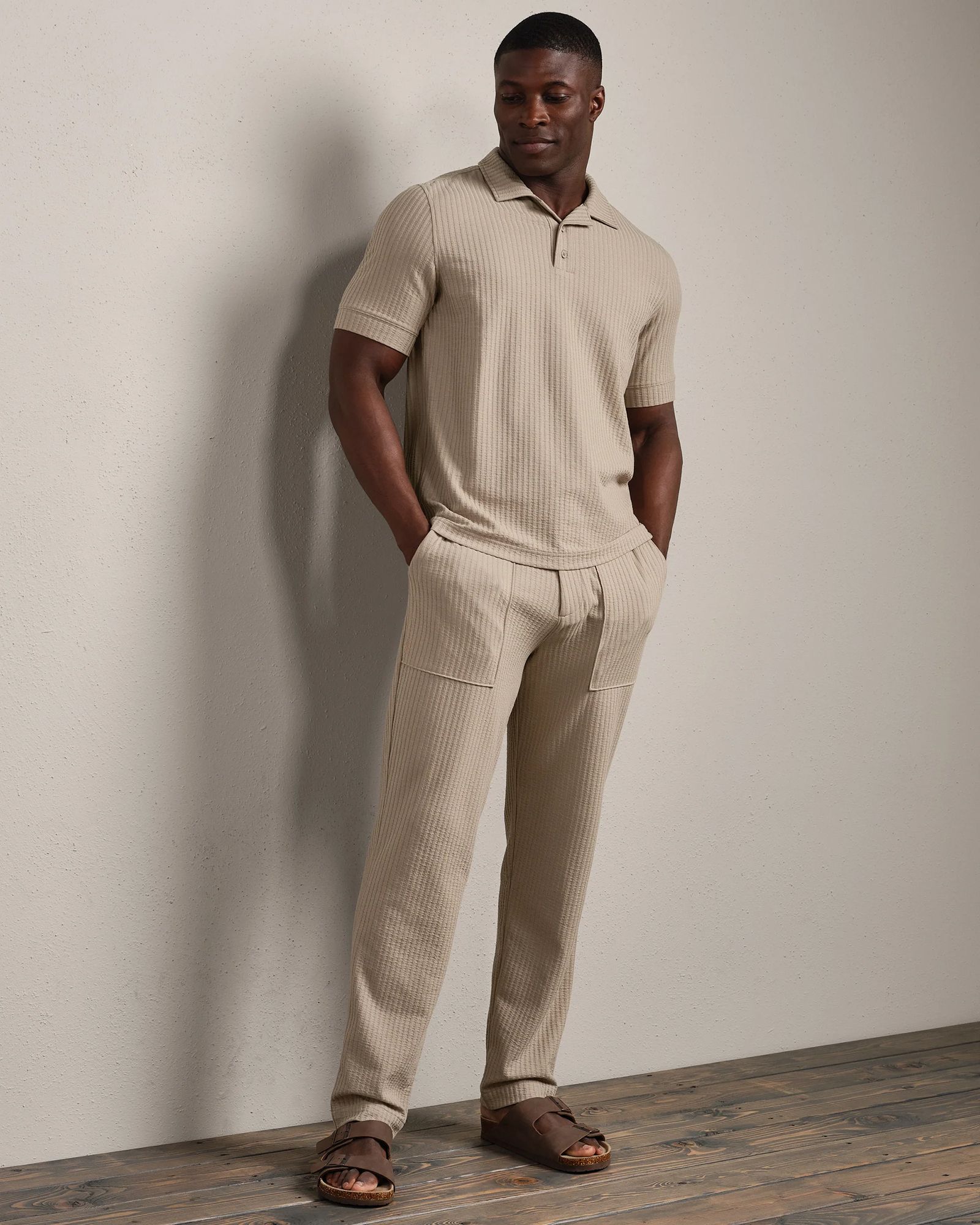 Rhone Men's Casual Seersucker Polo product image