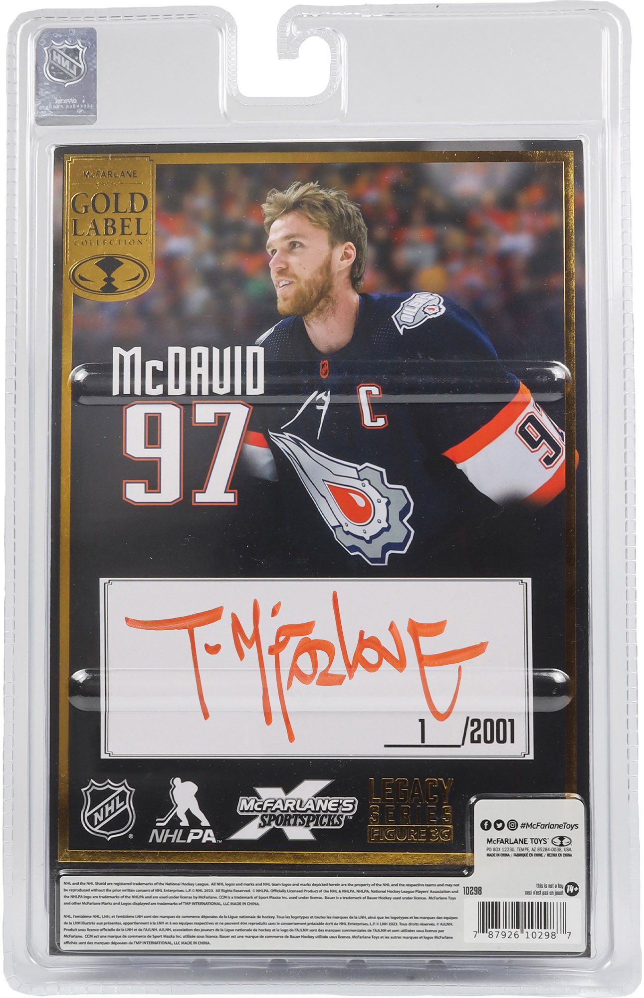 Imports Dragon Edmonton Oilers Connor McDavid #97 Figurine product image