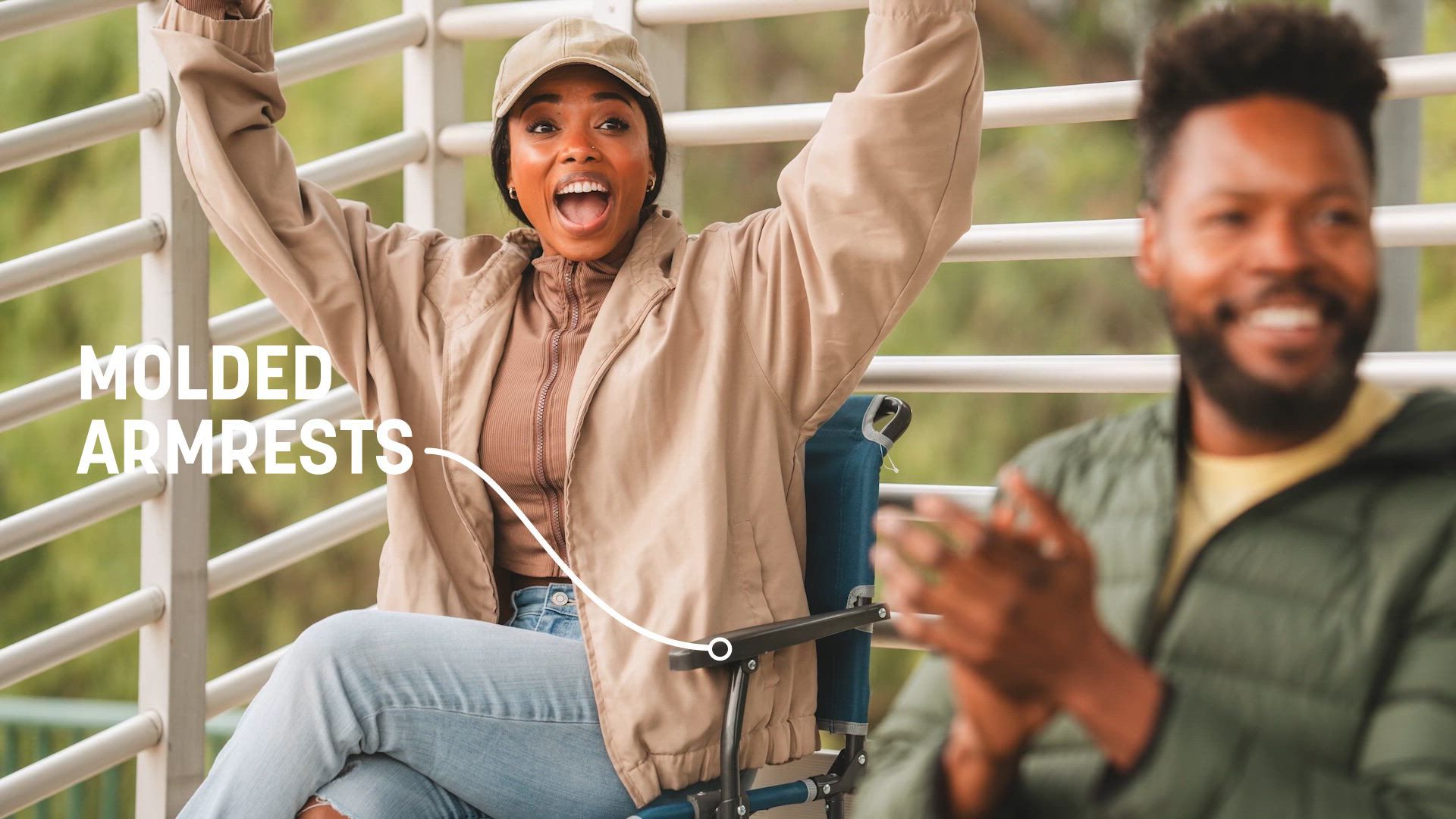 GCI Outdoor Big Comfort Stadium Chair with Armrests product