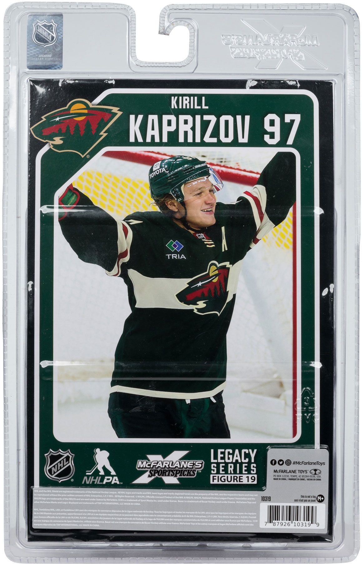 Imports Dragon Minnesota Wild Kirill Kaprizov #97 Posed Figure product image