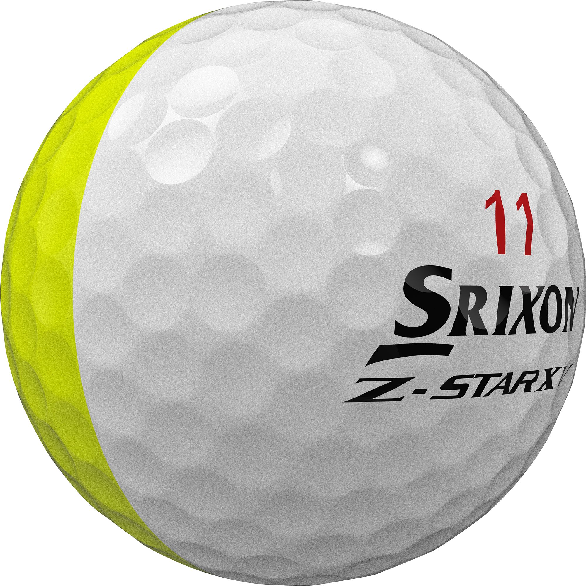 Srixon 2022 Z-STAR XV Divide White/Yellow Golf Balls | Golf Galaxy