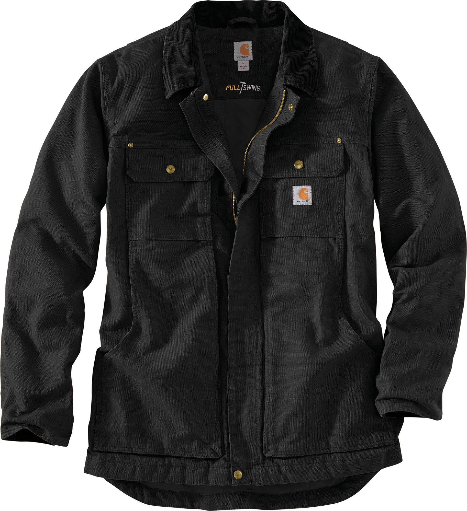 Carhartt Men's Relaxed Fit Washed Duck Sherpa-Lined Utility Jacket product image