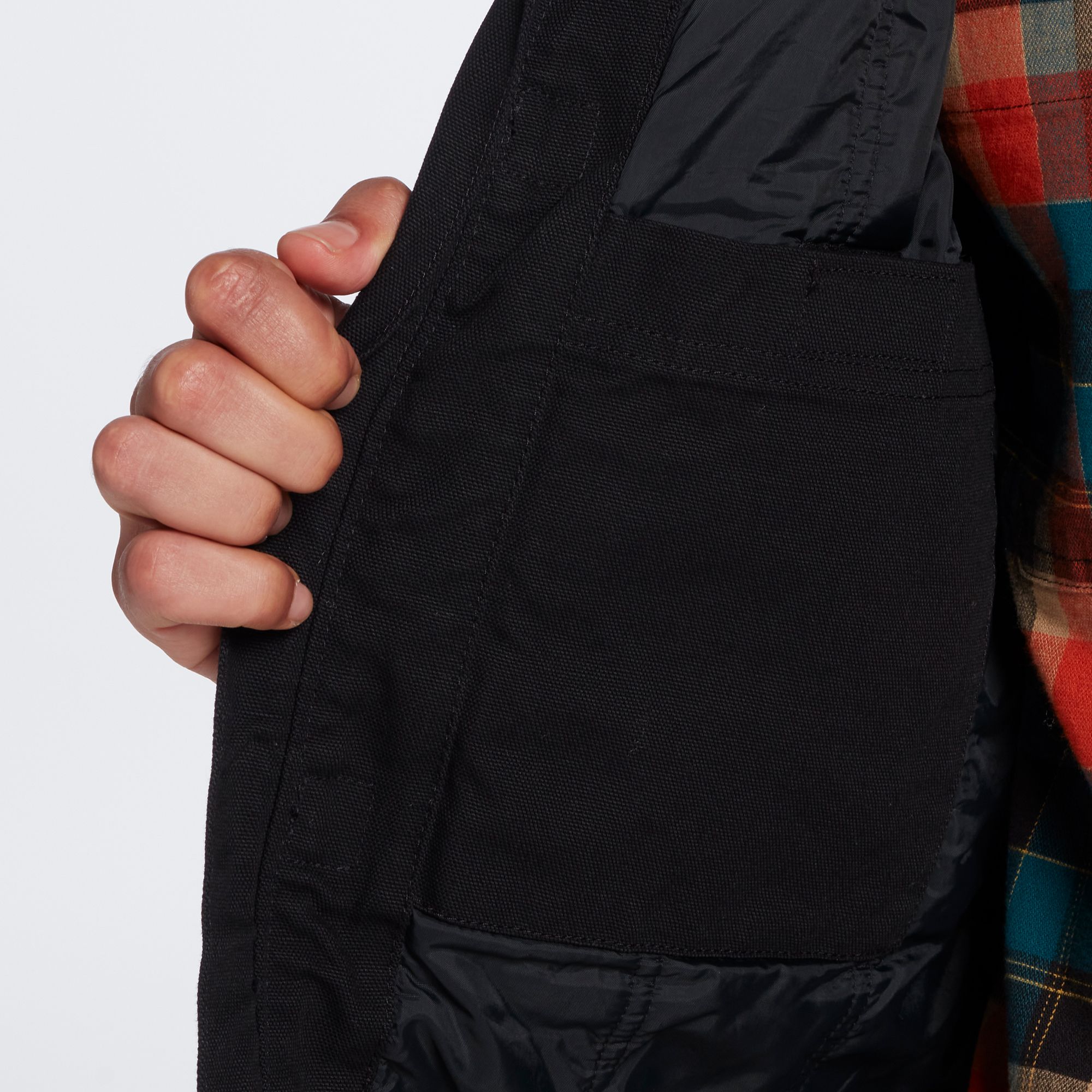 Carhartt Men's Relaxed Fit Washed Duck Sherpa-Lined Utility Jacket product image