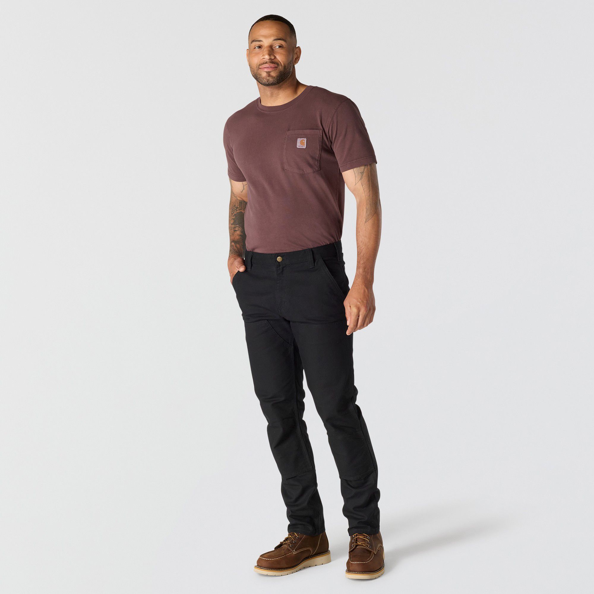 Carhartt Men's Slim Tapered Rugged Flex Duck Double-Front Dungaree product image